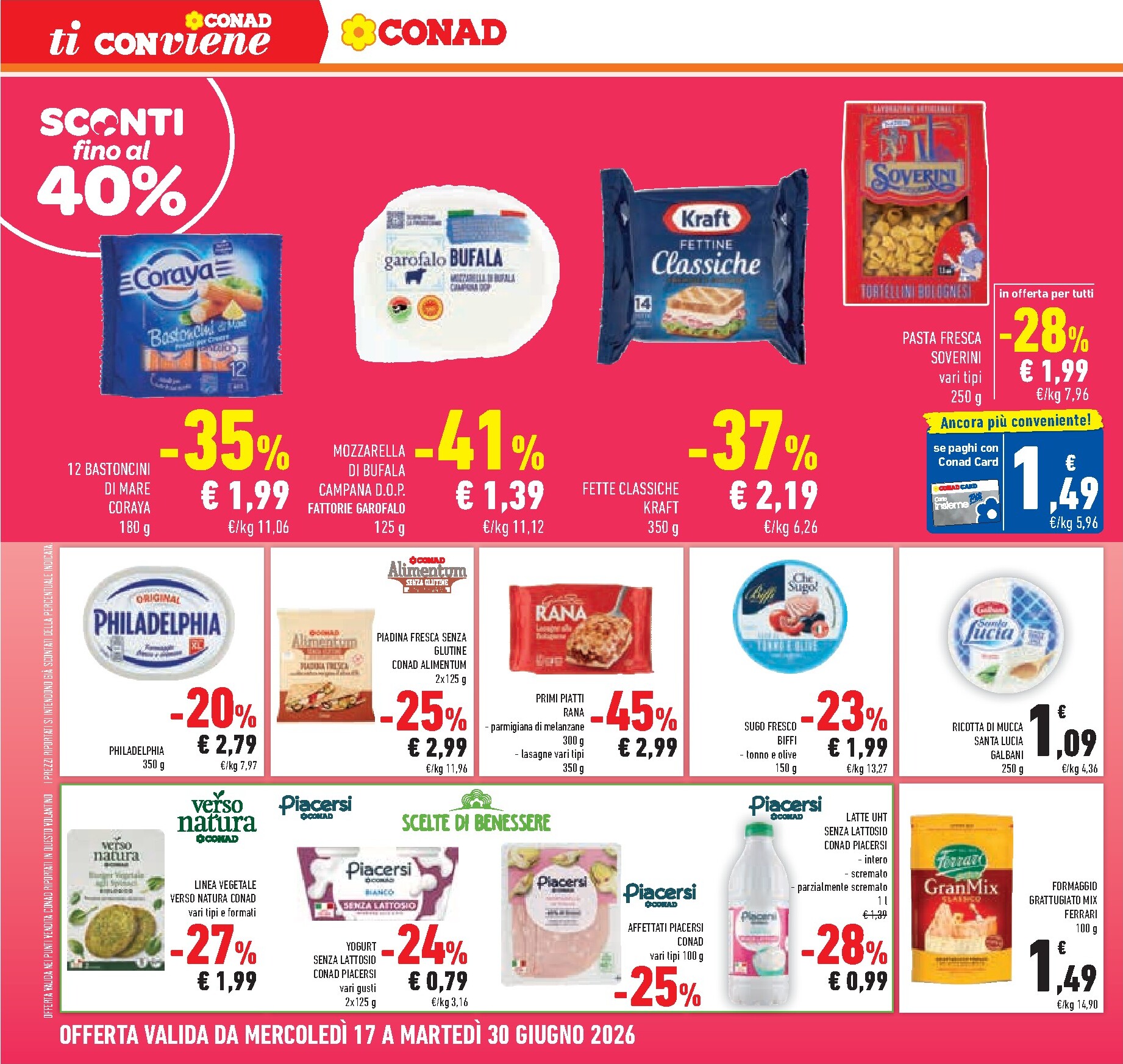 conad - Volantino futuro Conad - Sconti fino al 40% valido dal mercoledì 17/06/2026 al martedì 30/06/2026 - page: 16