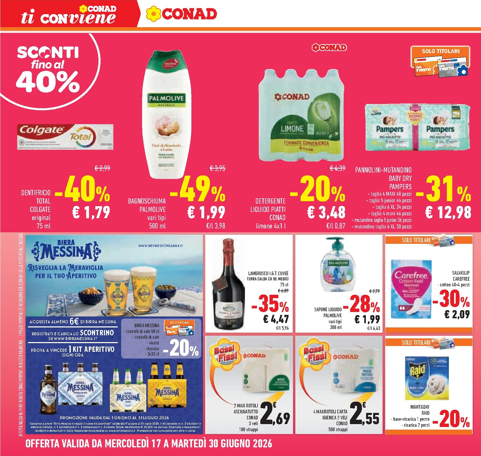 conad - Volantino futuro Conad - Sconti fino al 40% valido dal mercoledì 17/06/2026 al martedì 30/06/2026 - page: 22