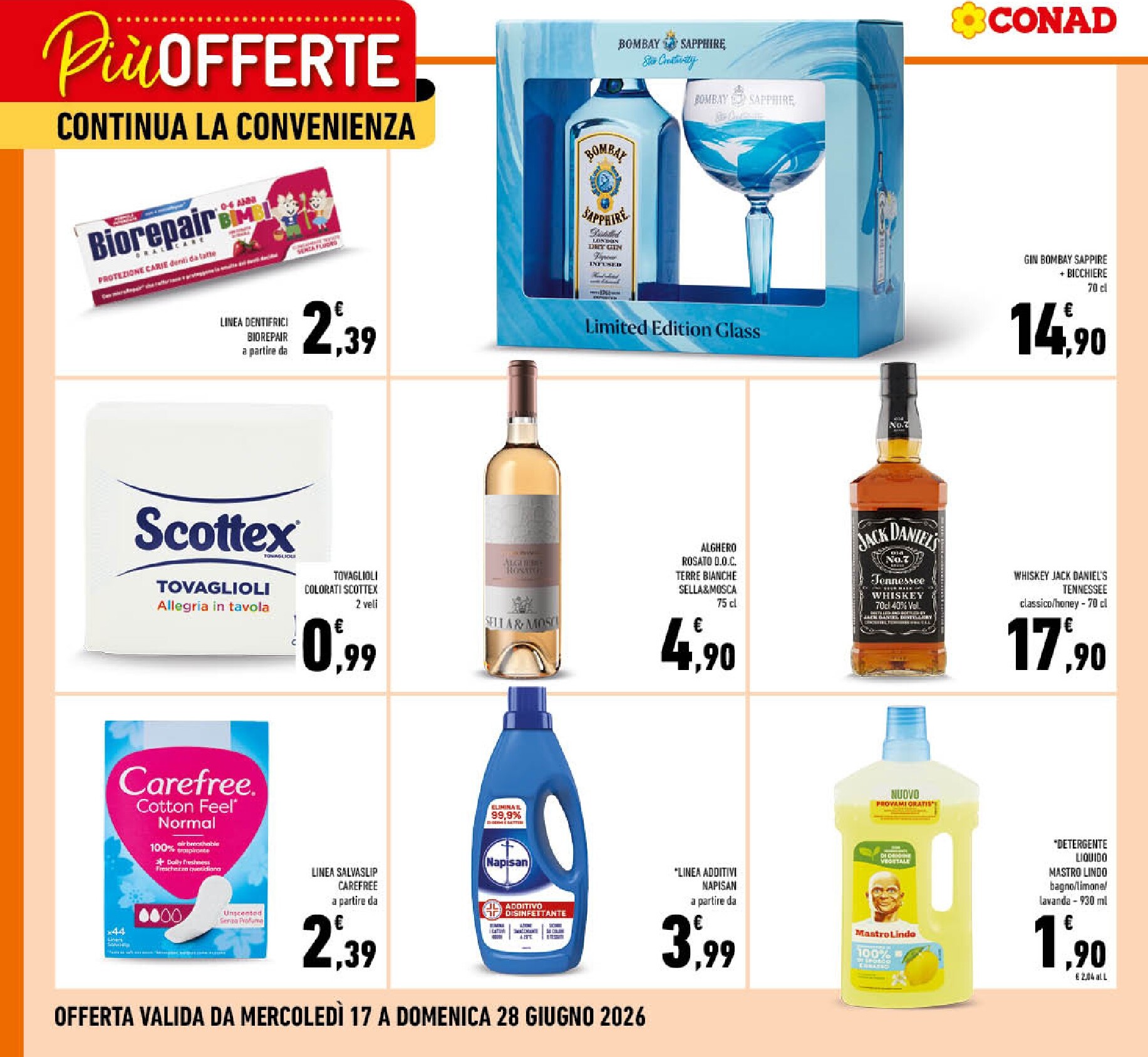 conad - Volantino futuro Conad - Più Offerte valido dal mercoledì 17/06/2026 al domenica 28/06/2026 - page: 3