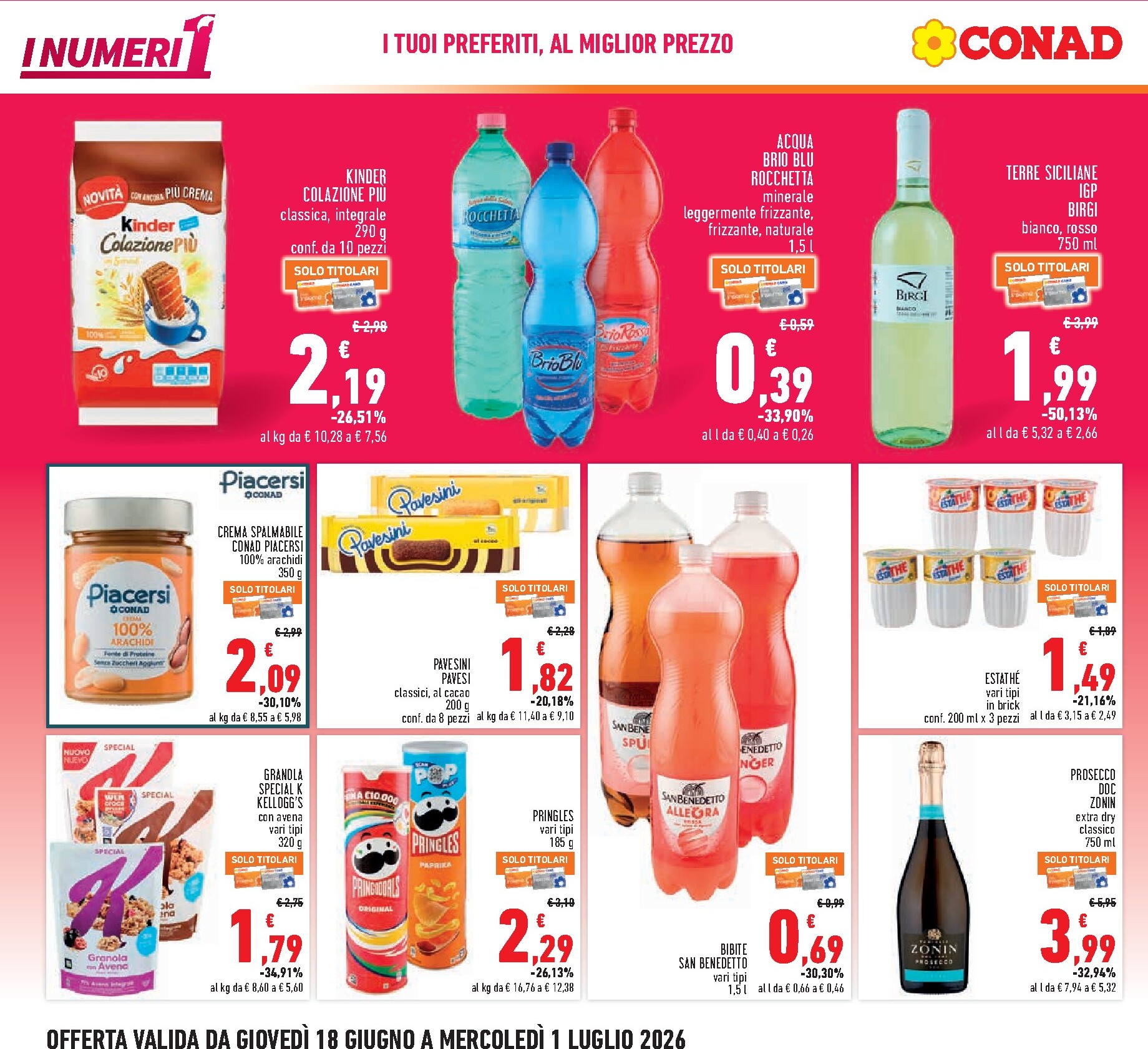 conad - Volantino futuro Conad valido dal giovedì 18/06/2026 al mercoledì 01/07/2026 - page: 4