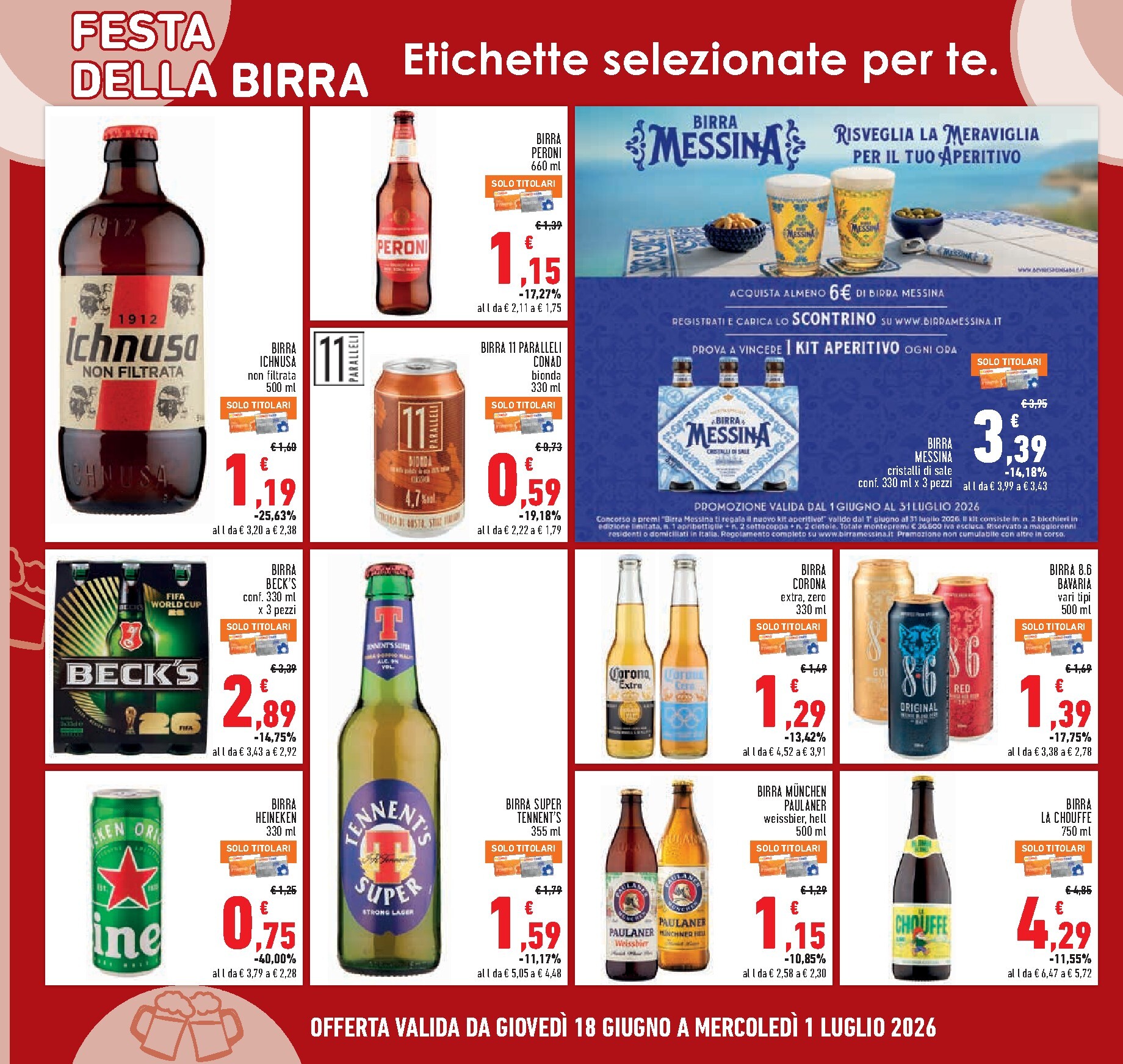 conad - Volantino futuro Conad valido dal giovedì 18/06/2026 al mercoledì 01/07/2026 - page: 16