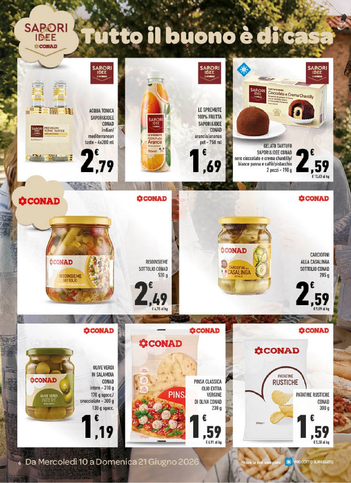 conad - Volantino attuale di Conad - Speciale Convenienza valido dal mercoledì 10/06/2026 al domenica 21/06/2026 - page: 6