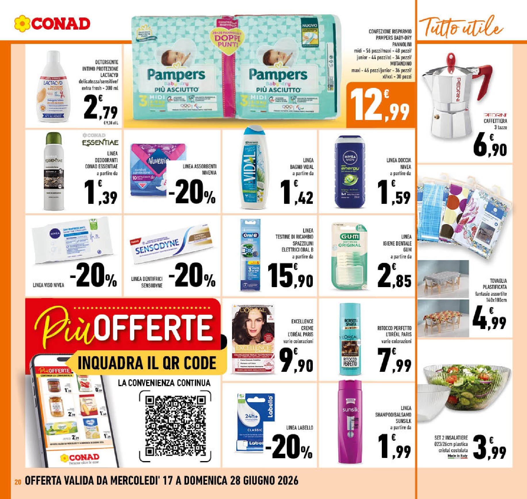 conad - Volantino futuro Conad valido dal mercoledì 17/06/2026 al domenica 28/06/2026 - page: 20