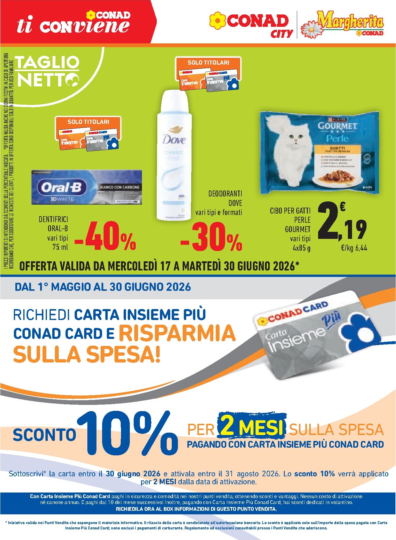conad - Volantino futuro Conad - Margherita valido dal mercoledì 17/06/2026 al martedì 30/06/2026 - page: 12