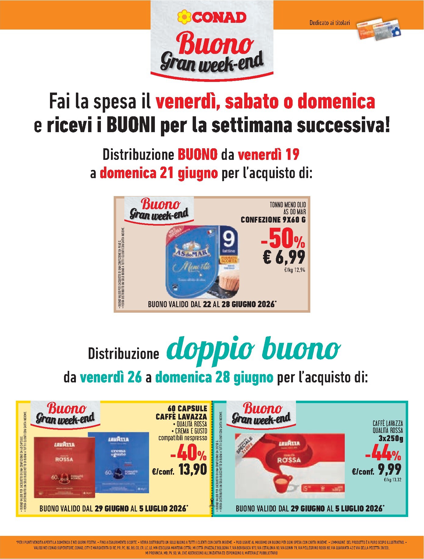 conad - Volantino futuro Conad - Margherita valido dal mercoledì 17/06/2026 al martedì 30/06/2026 - page: 19