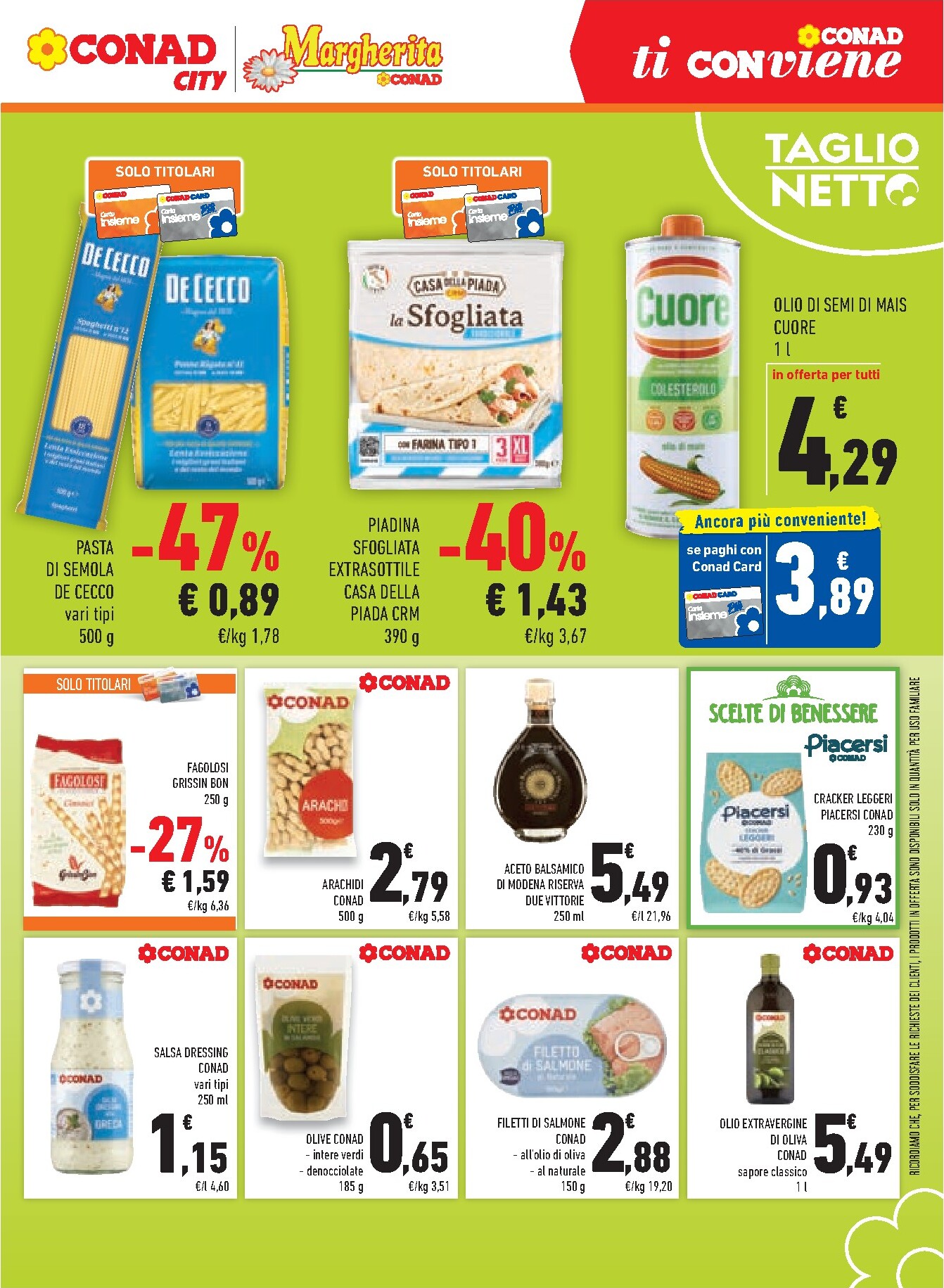 conad - Volantino futuro Conad - Margherita valido dal mercoledì 17/06/2026 al martedì 30/06/2026 - page: 9