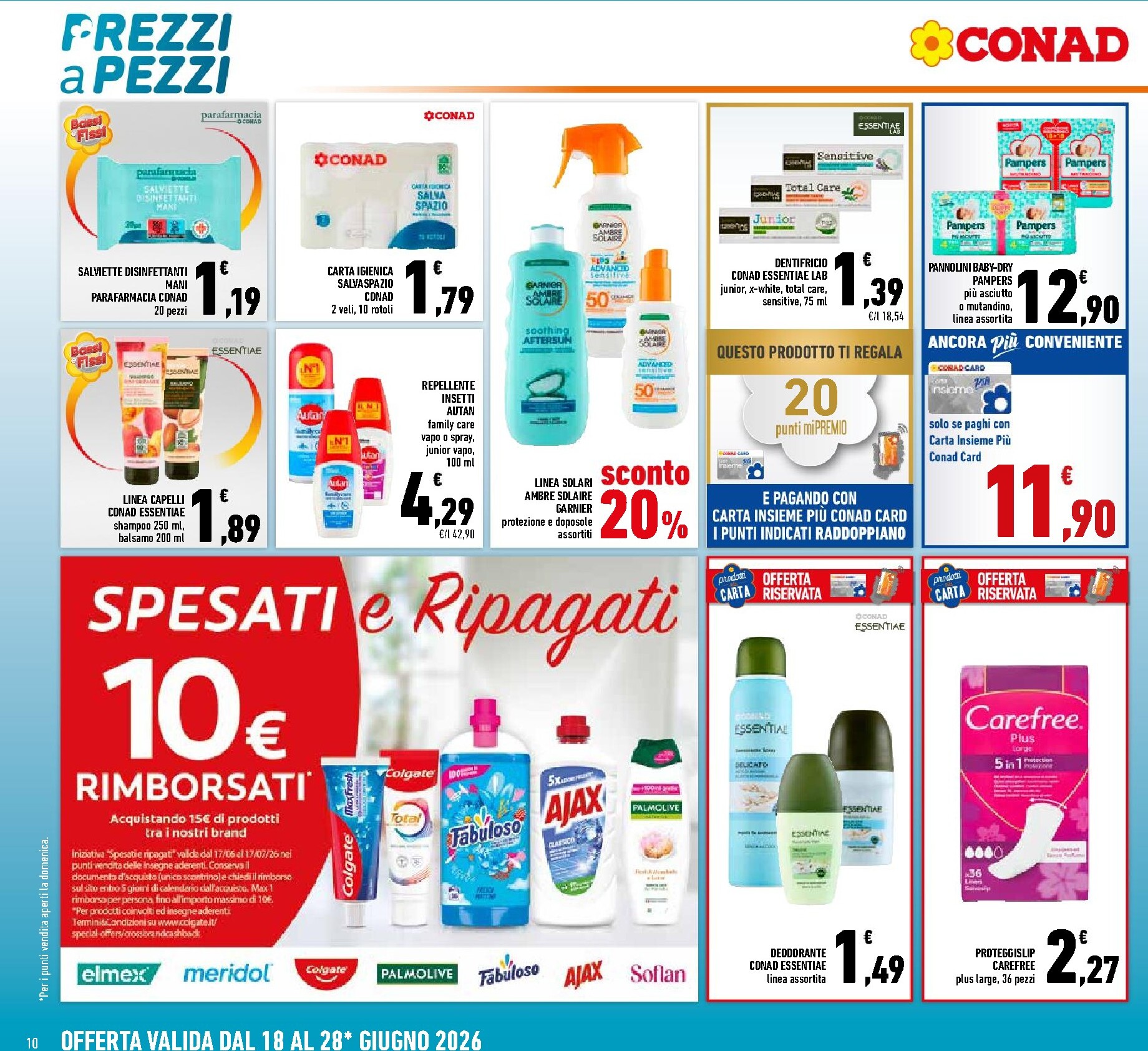 conad - Volantino attuale di Conad valido dal giovedì 18/06/2026 al domenica 28/06/2026 - page: 10