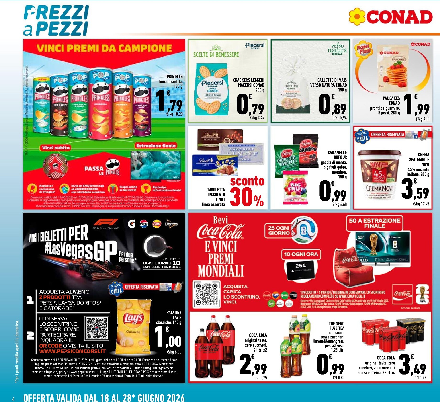 conad - Volantino attuale di Conad valido dal giovedì 18/06/2026 al domenica 28/06/2026 - page: 6