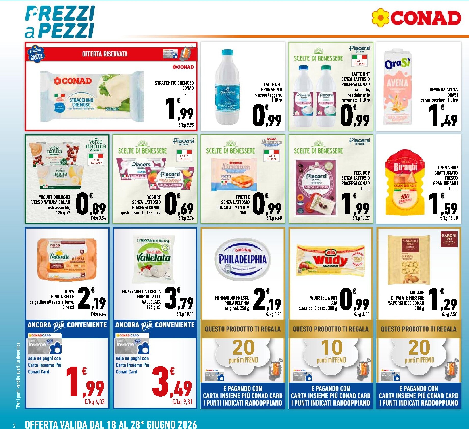 conad - Volantino attuale di Conad valido dal giovedì 18/06/2026 al domenica 28/06/2026 - page: 2