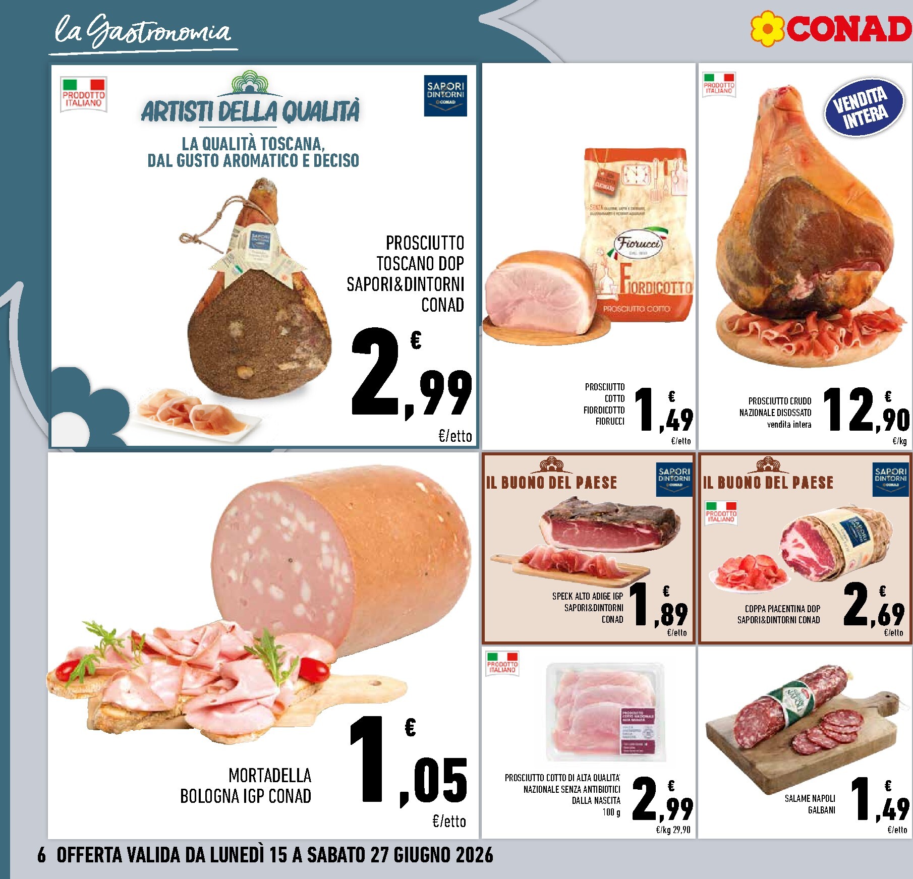 conad - Volantino attuale di Conad - Super Risparmio valido dal lunedì 15/06/2026 al sabato 27/06/2026 - page: 6