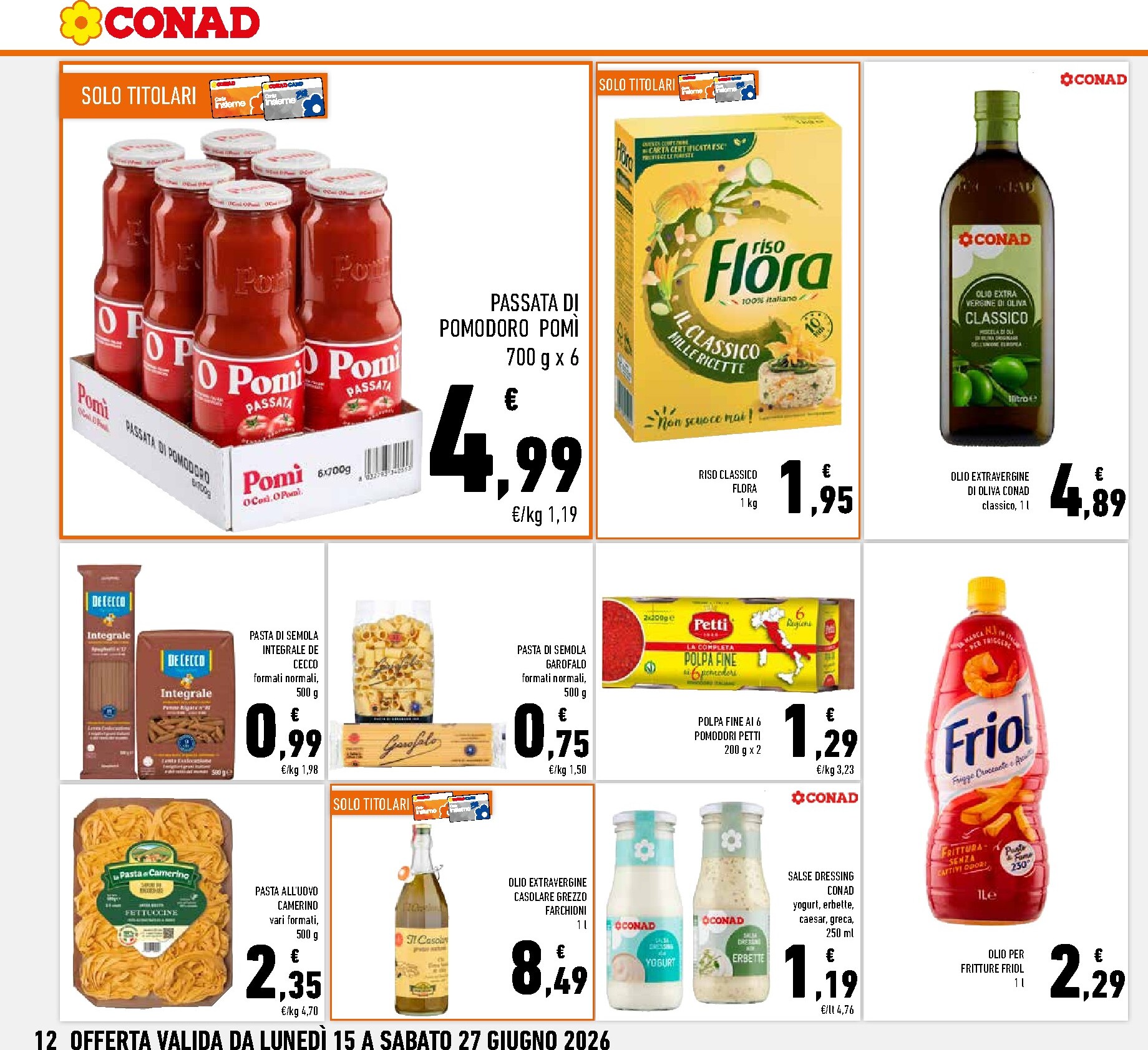 conad - Volantino attuale di Conad - Super Risparmio valido dal lunedì 15/06/2026 al sabato 27/06/2026 - page: 12
