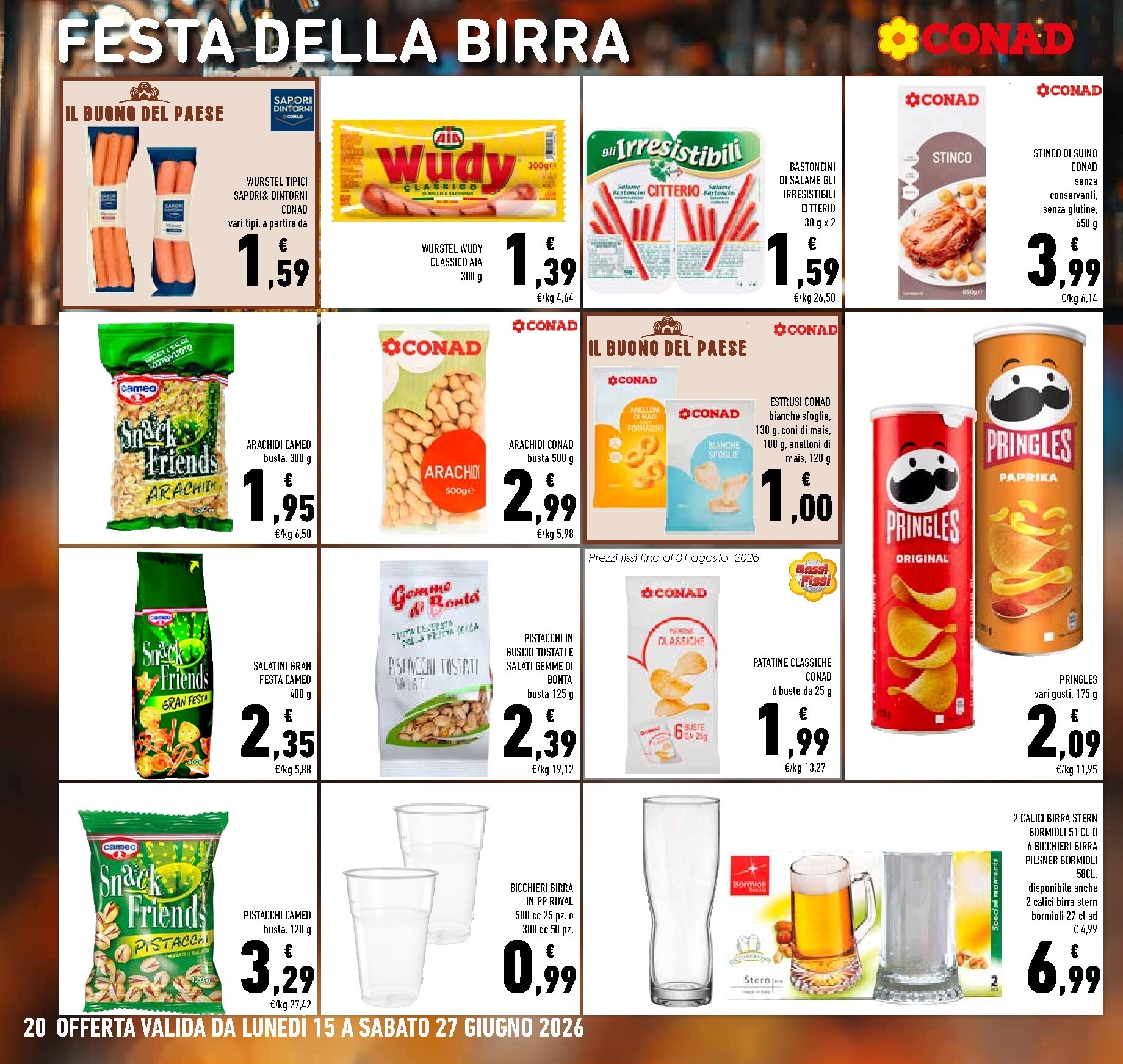 conad - Volantino attuale di Conad - Super Risparmio valido dal lunedì 15/06/2026 al sabato 27/06/2026 - page: 20