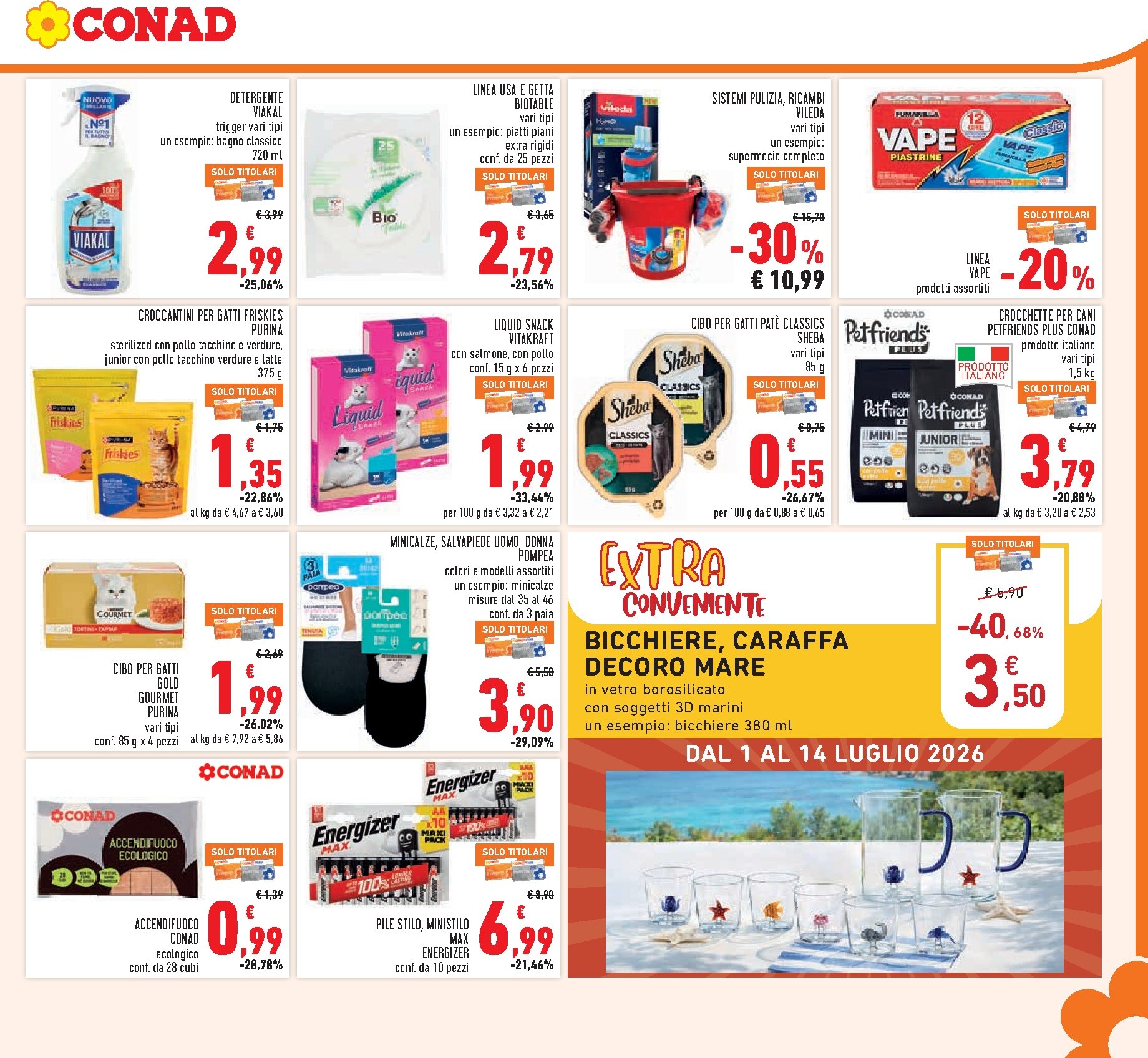 conad - Volantino Conad per la prossima settimana dal mercoledì 01/07/2026 al martedì 14/07/2026 - page: 21