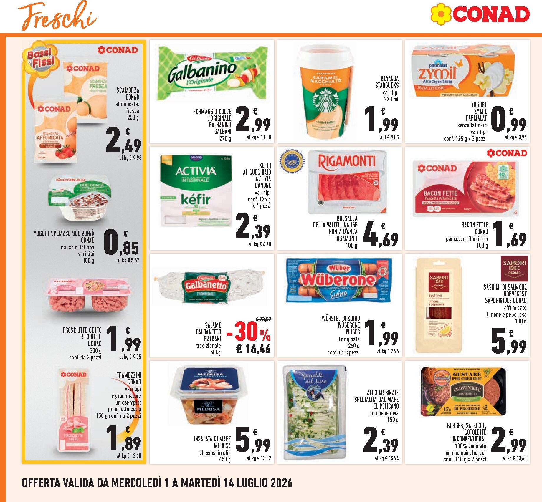 conad - Volantino Conad per la prossima settimana dal mercoledì 01/07/2026 al martedì 14/07/2026 - page: 10