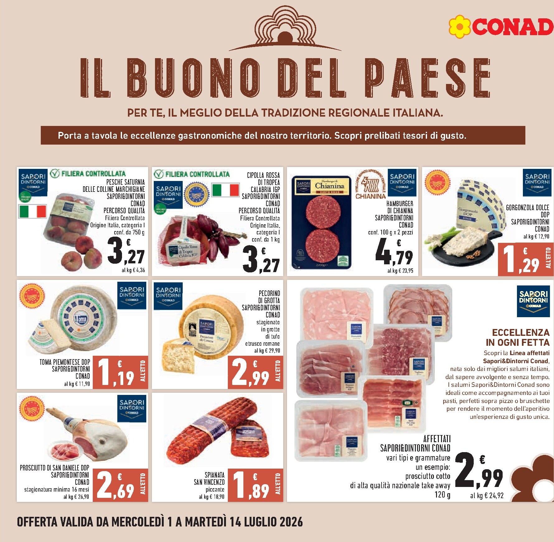 conad - Volantino Conad per la prossima settimana dal mercoledì 01/07/2026 al martedì 14/07/2026 - page: 16