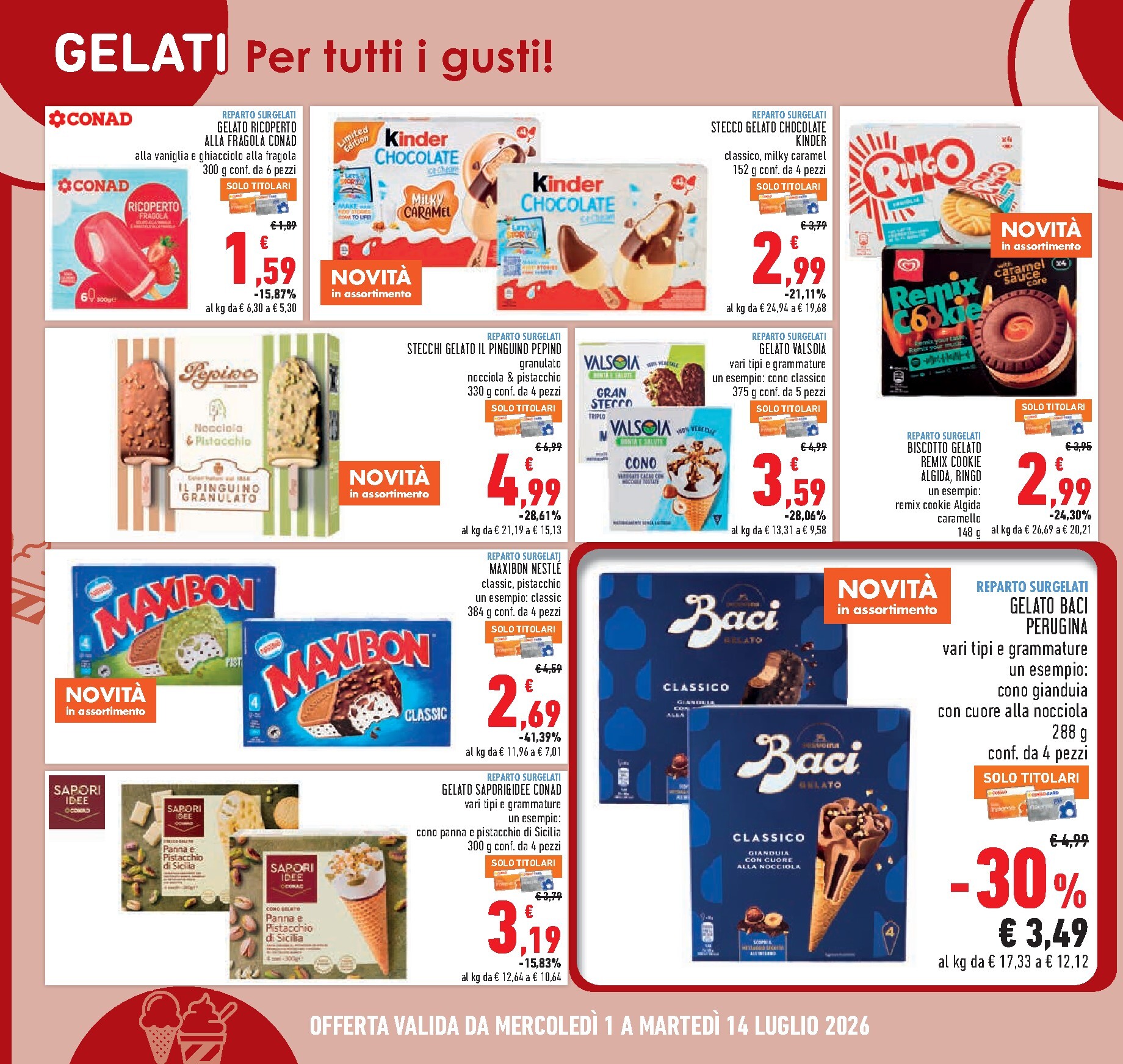 conad - Volantino Conad per la prossima settimana dal mercoledì 01/07/2026 al martedì 14/07/2026 - page: 12