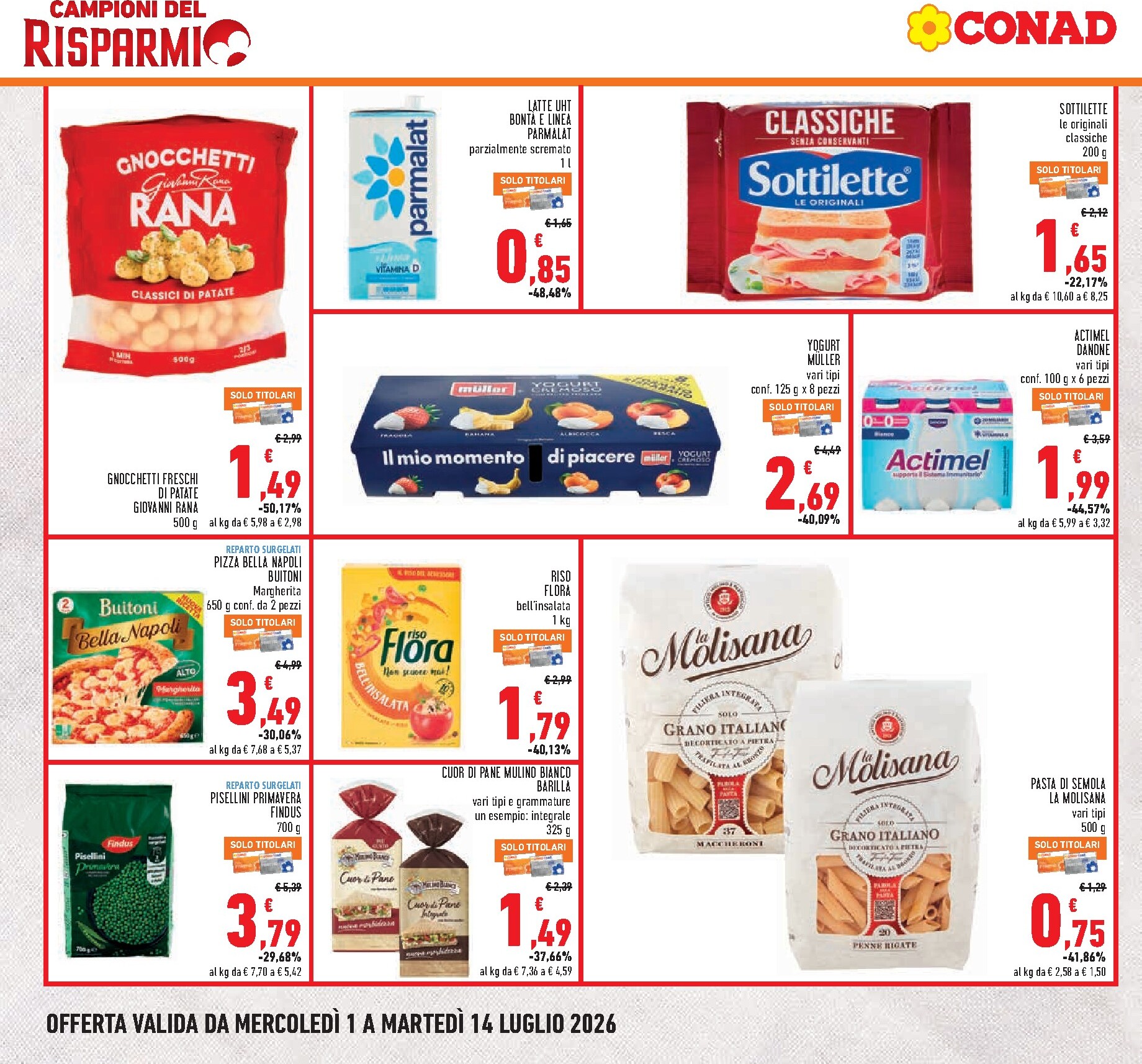 conad - Volantino Conad per la prossima settimana dal mercoledì 01/07/2026 al martedì 14/07/2026 - page: 2