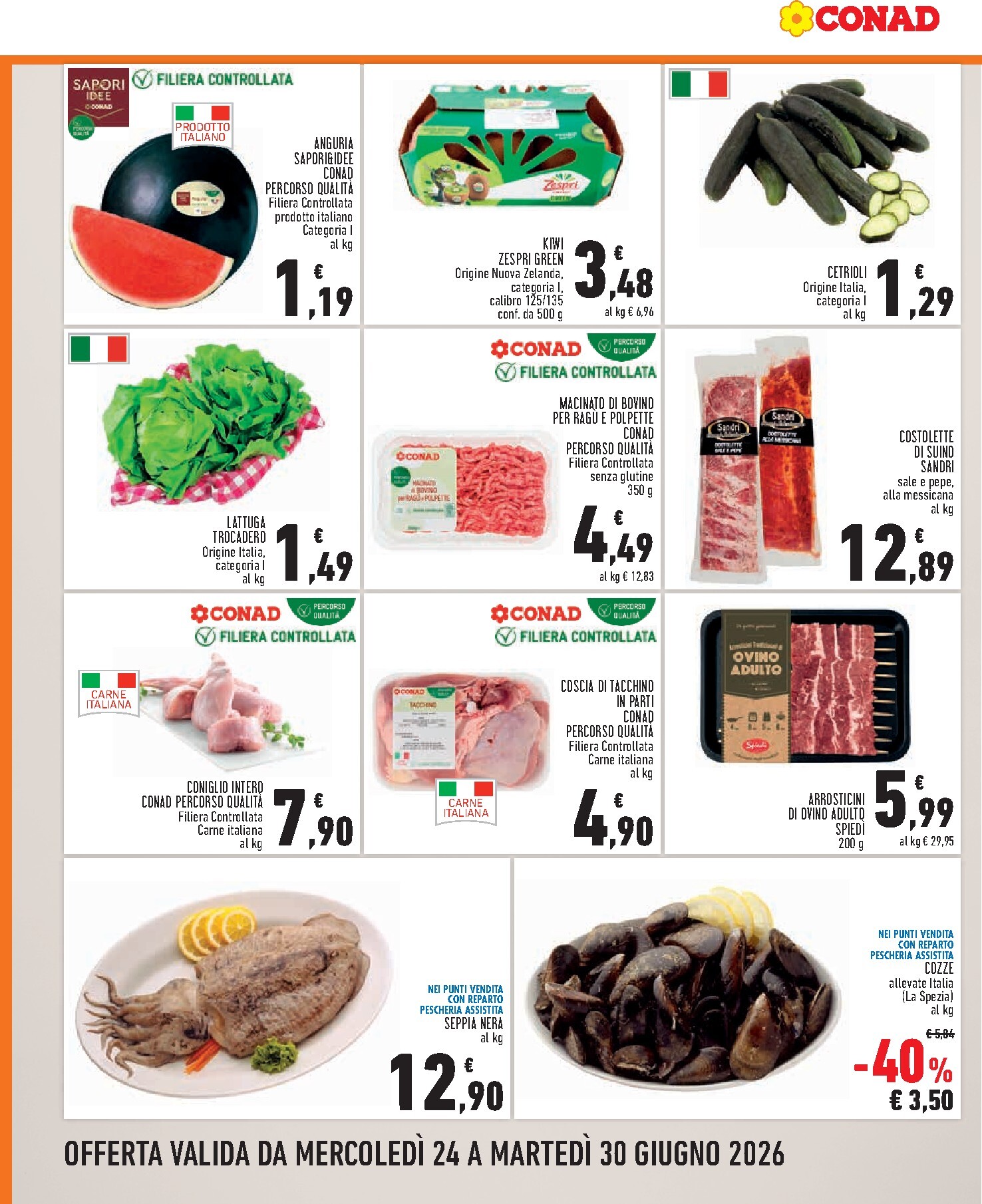 conad - Volantino attuale di Conad valido dal mercoledì 24/06/2026 al martedì 30/06/2026 - page: 2