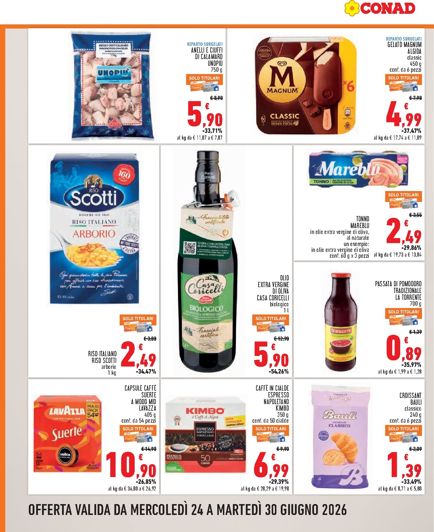 conad - Volantino attuale di Conad valido dal mercoledì 24/06/2026 al martedì 30/06/2026 - page: 6