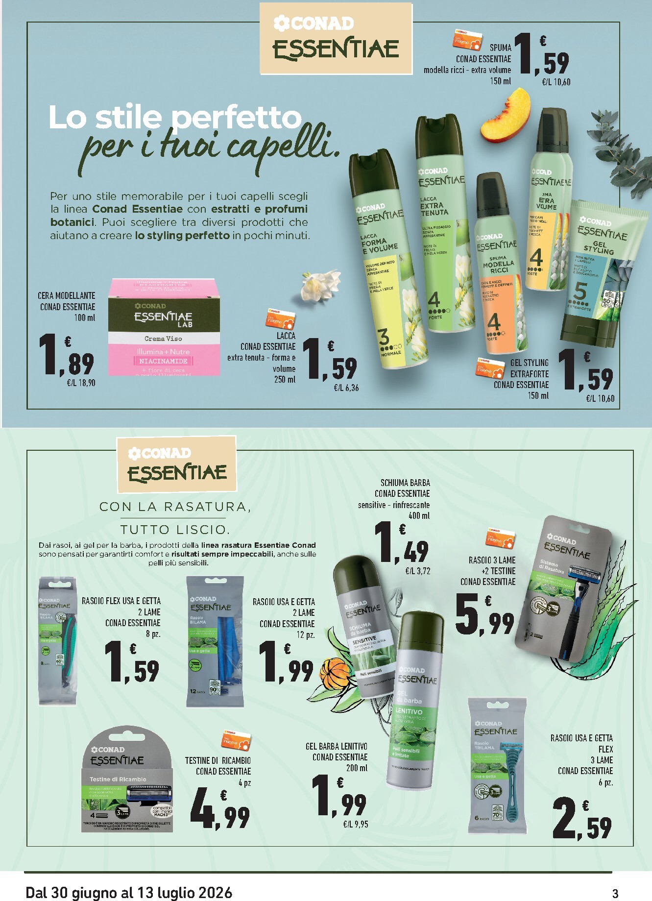 conad - Volantino attuale di Conad - Essenzialmente Naturale valido dal martedì 30/06/2026 al lunedì 13/07/2026 - page: 3
