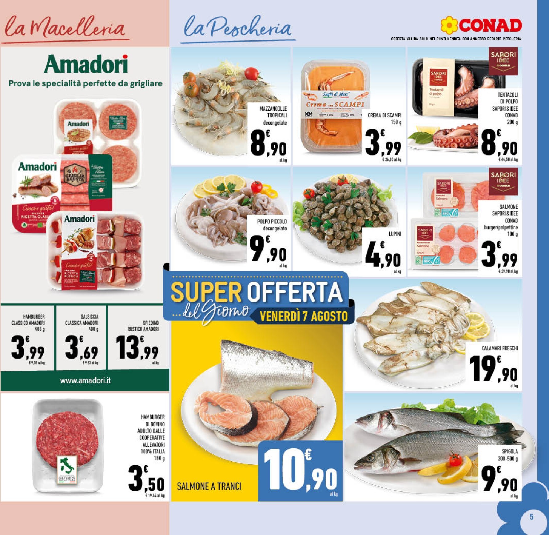 conad - Volantino attuale di Conad valido dal mercoledì 29/07/2026 al domenica 09/08/2026 - page: 5