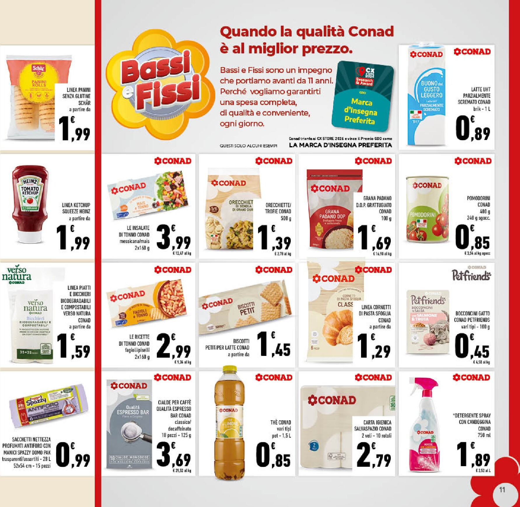 conad - Volantino attuale di Conad valido dal mercoledì 29/07/2026 al domenica 09/08/2026 - page: 11