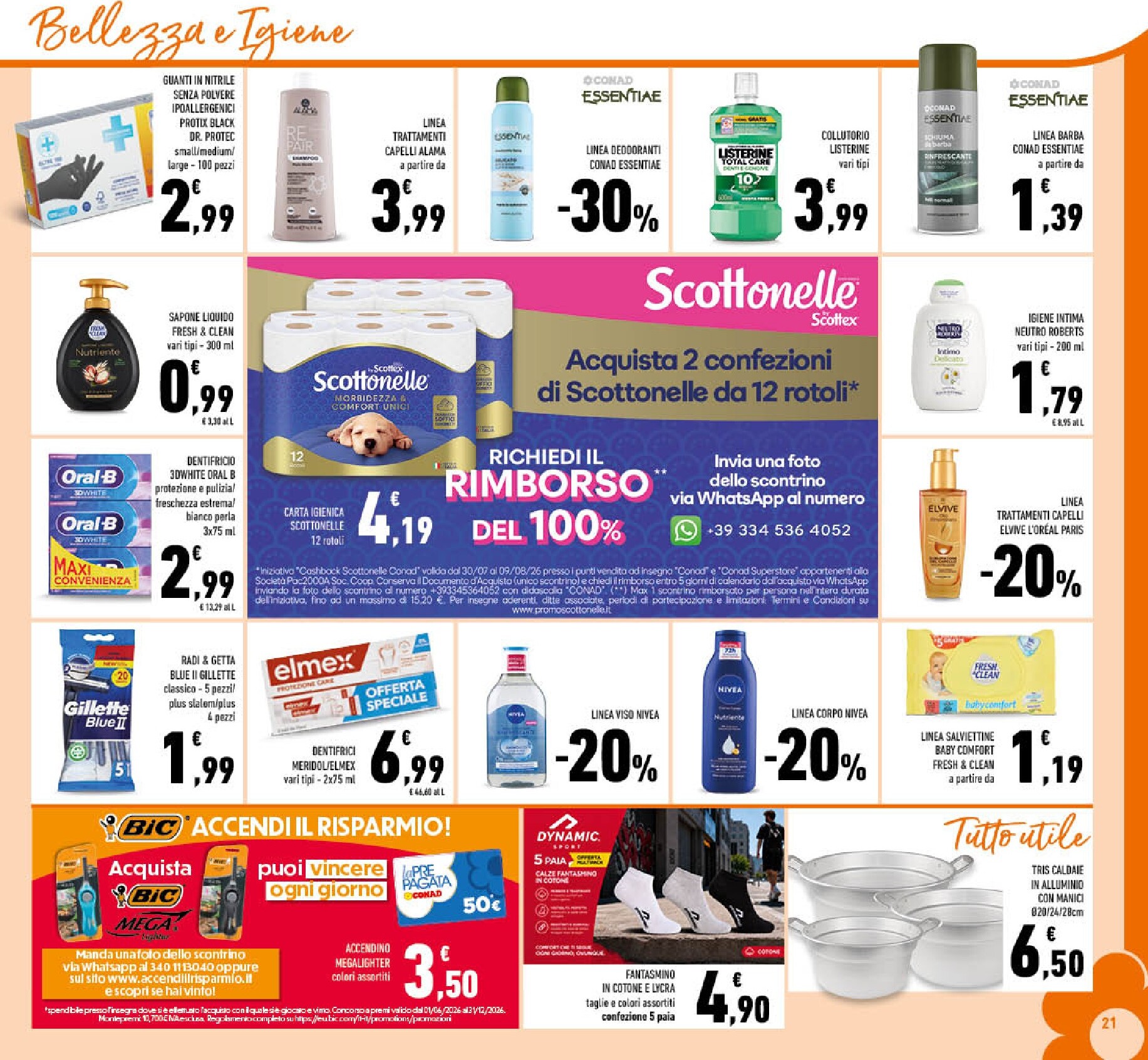 conad - Volantino attuale di Conad valido dal mercoledì 29/07/2026 al domenica 09/08/2026 - page: 21