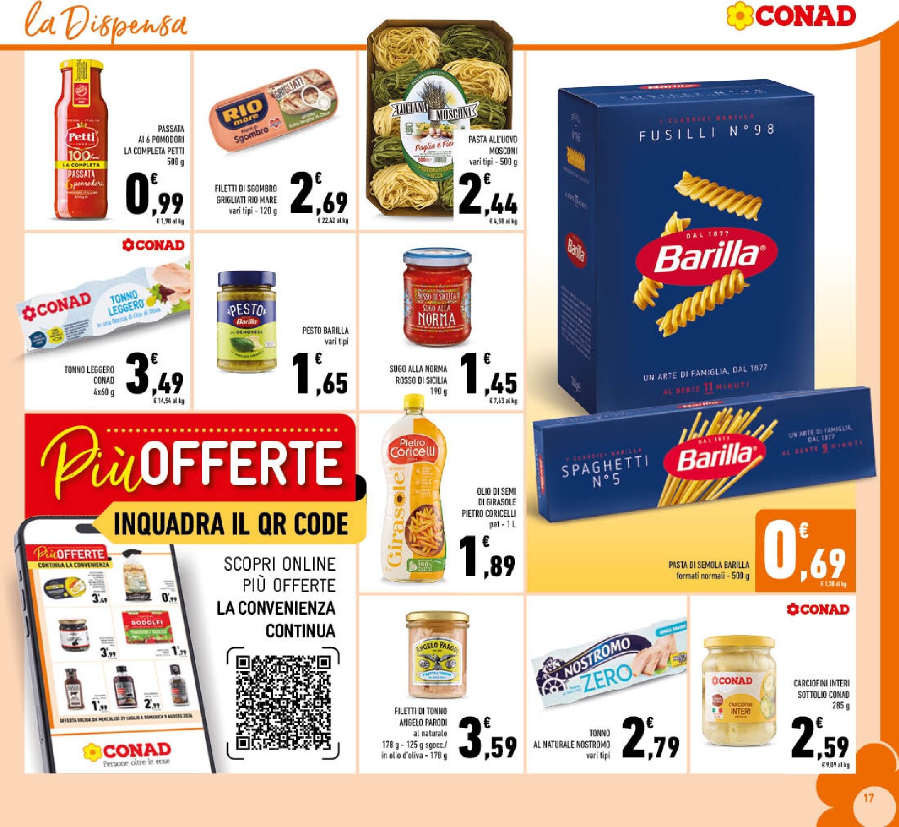conad - Volantino attuale di Conad valido dal mercoledì 29/07/2026 al domenica 09/08/2026 - page: 17
