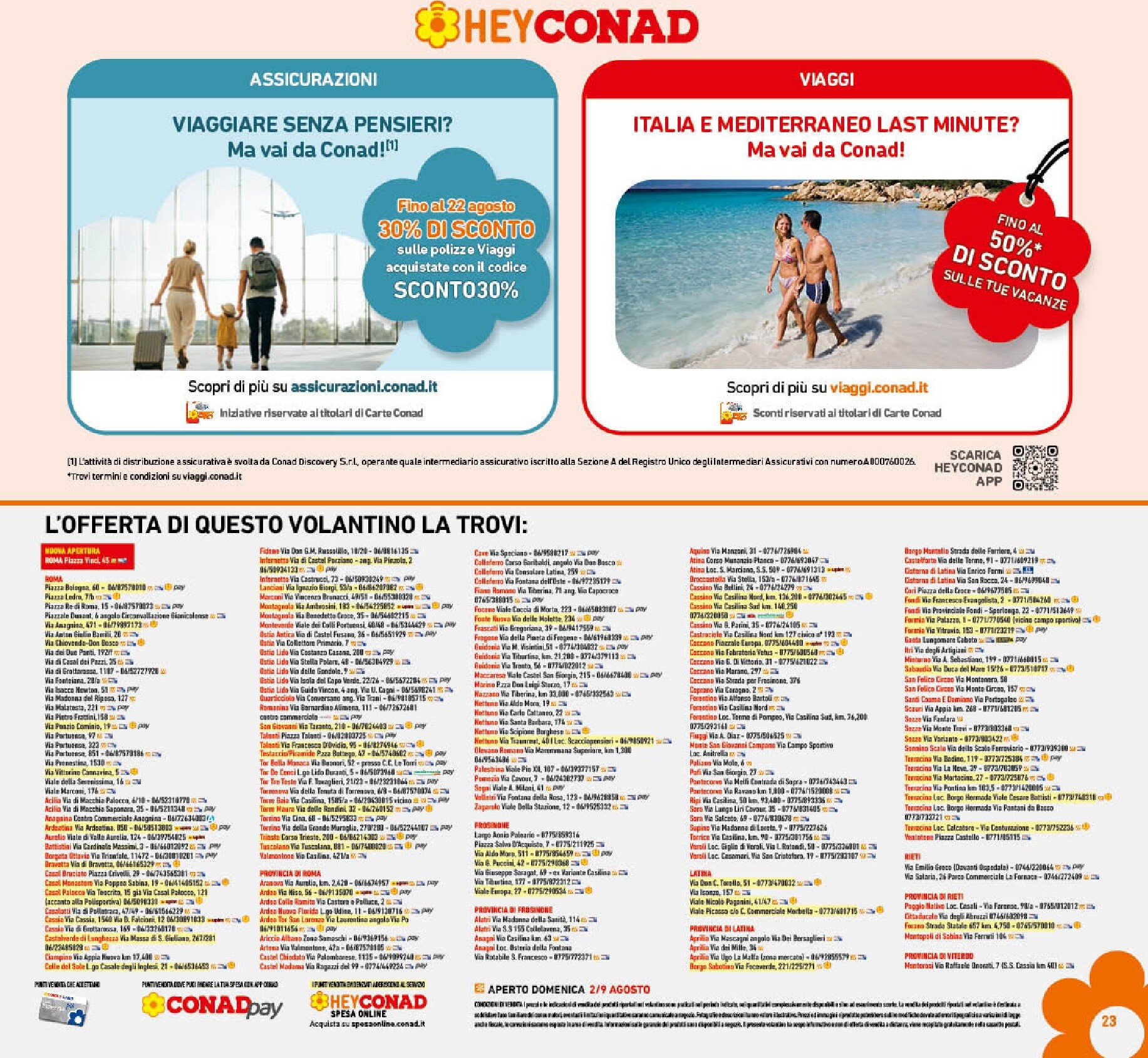conad - Volantino attuale di Conad valido dal mercoledì 29/07/2026 al domenica 09/08/2026 - page: 23