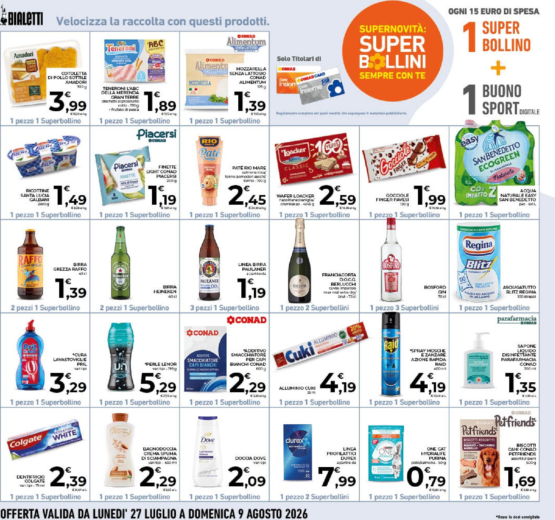 conad - Volantino attuale di Conad valido dal mercoledì 29/07/2026 al domenica 09/08/2026 - page: 22