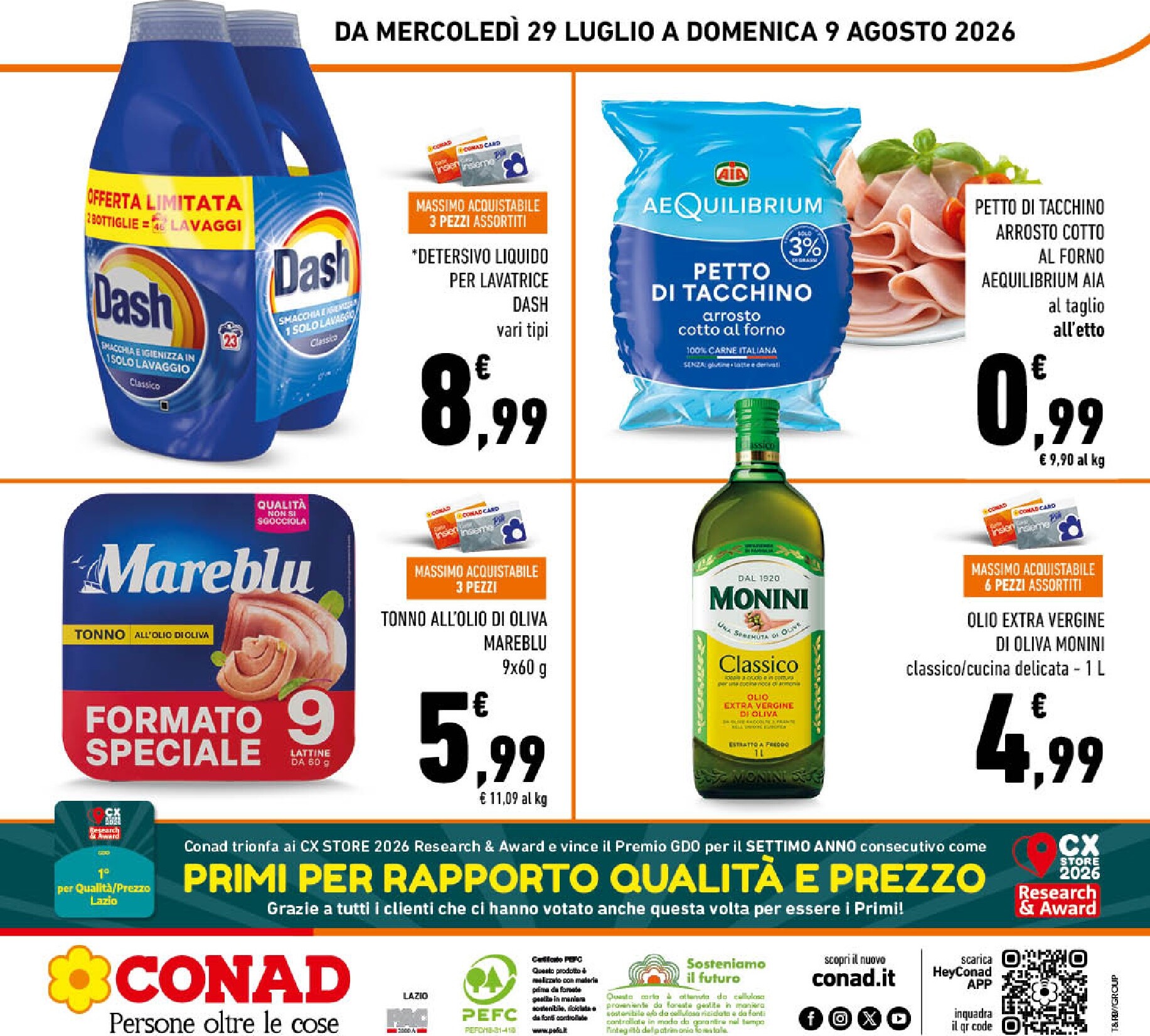 conad - Volantino attuale di Conad valido dal mercoledì 29/07/2026 al domenica 09/08/2026 - page: 24