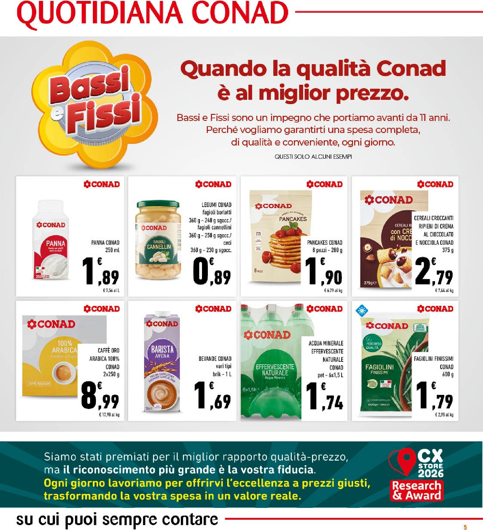 conad - Volantino attuale di Conad valido dal mercoledì 05/08/2026 al martedì 11/08/2026 - page: 5