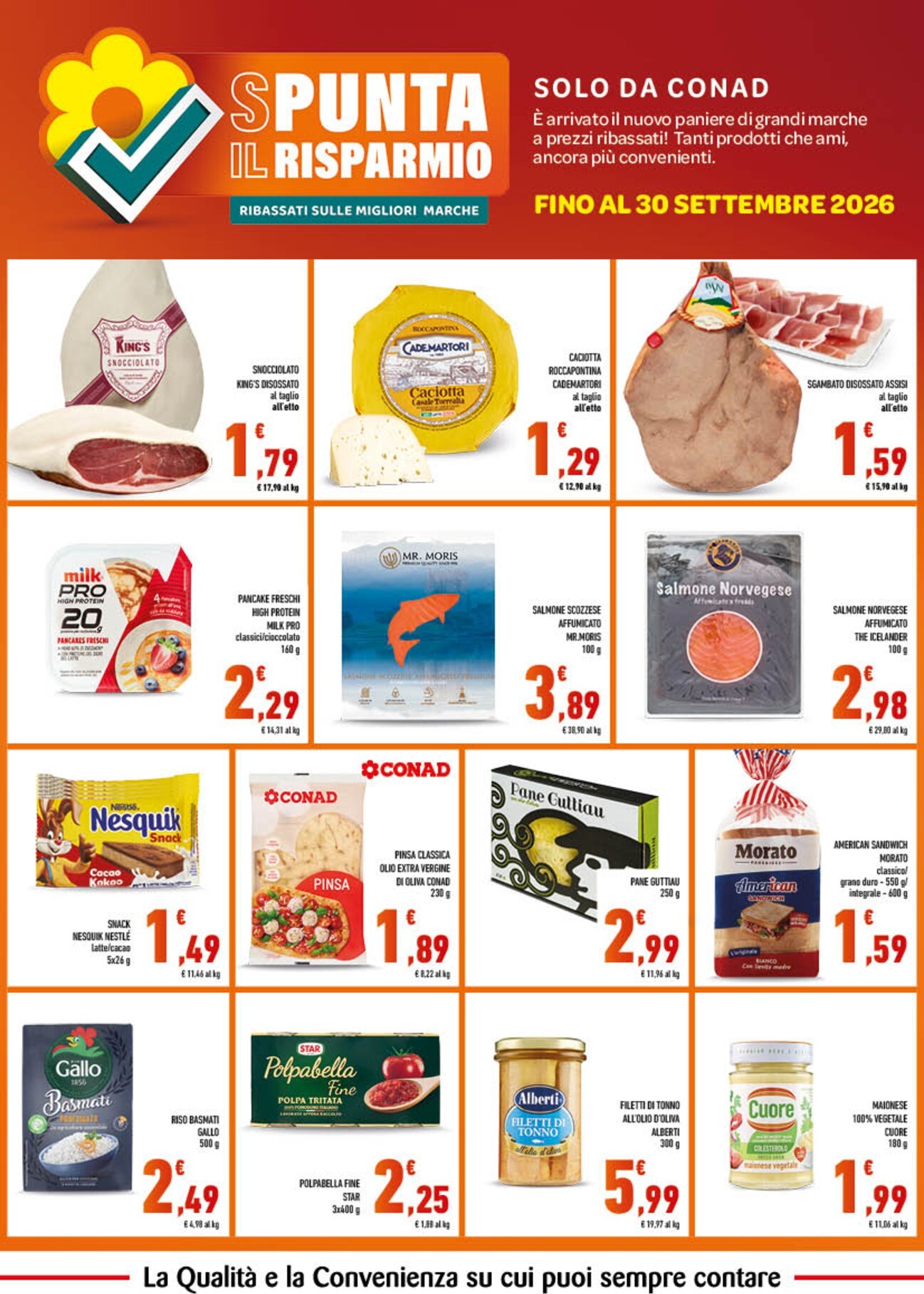 conad - Volantino Conad per la prossima settimana dal martedì 01/09/2026 al mercoledì 30/09/2026 - page: 4