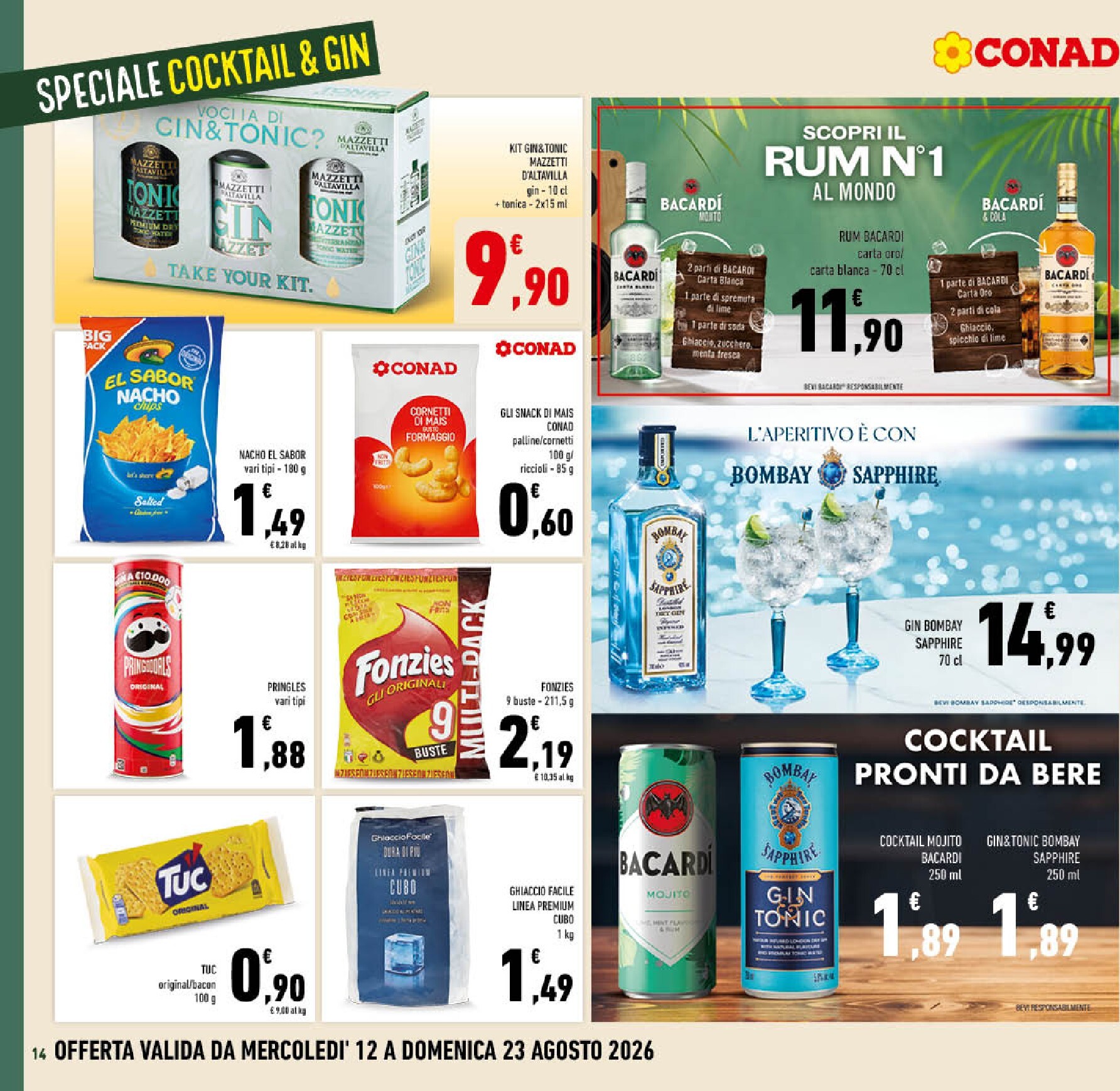 conad - Volantino futuro Conad valido dal mercoledì 12/08/2026 al domenica 23/08/2026 - page: 14