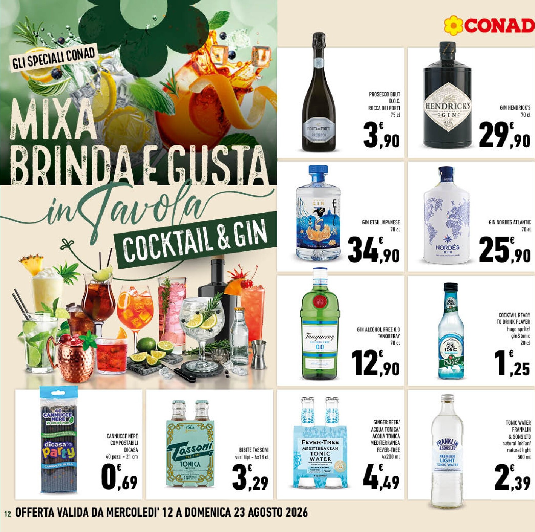 conad - Volantino futuro Conad valido dal mercoledì 12/08/2026 al domenica 23/08/2026 - page: 12