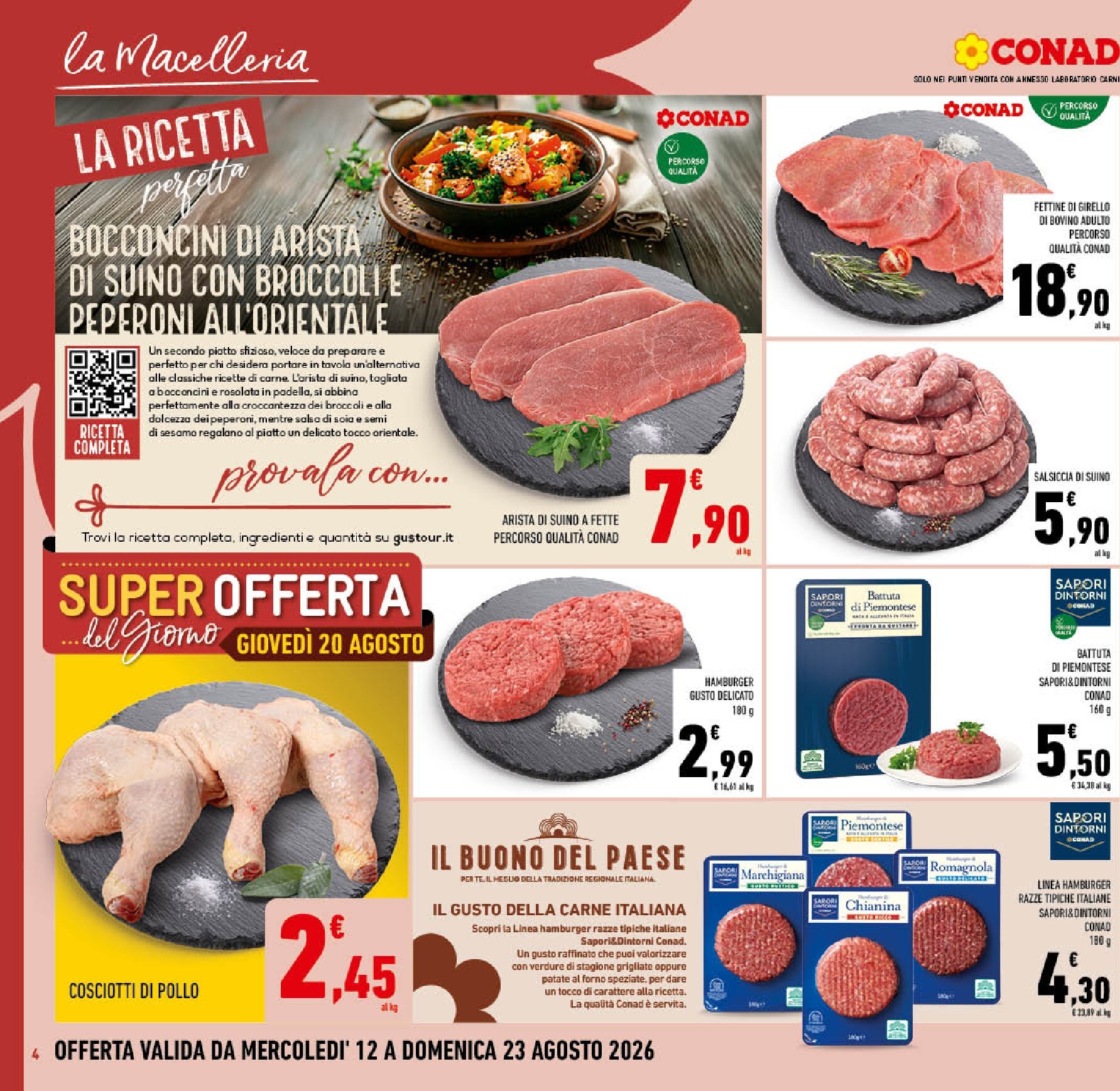 conad - Volantino futuro Conad valido dal mercoledì 12/08/2026 al domenica 23/08/2026 - page: 4