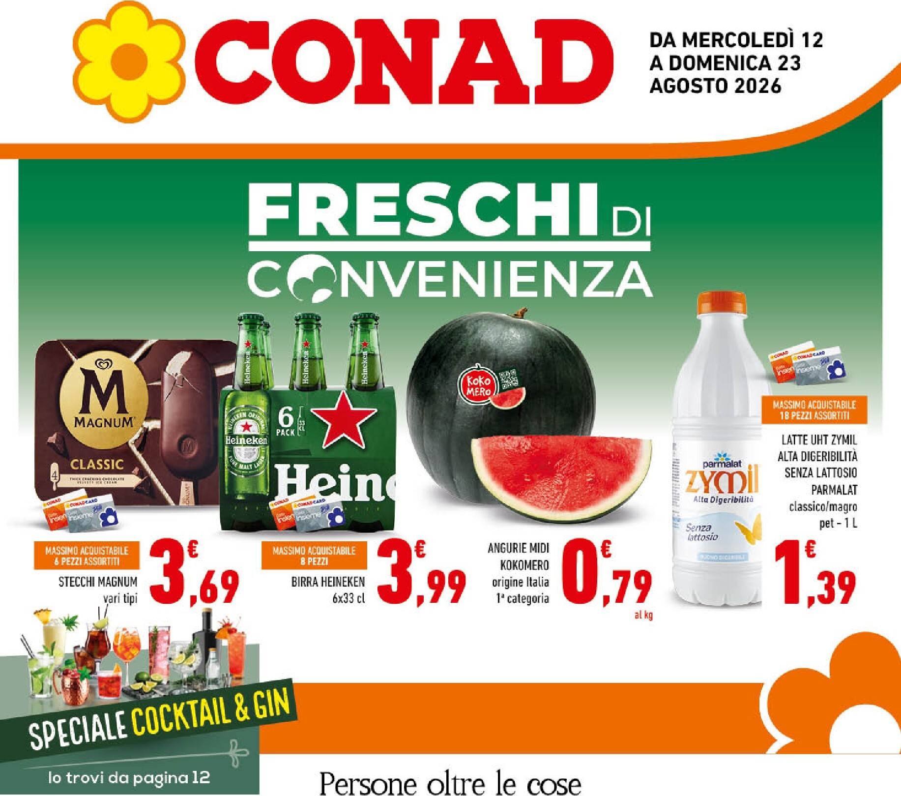conad - Volantino futuro Conad valido dal mercoledì 12/08/2026 al domenica 23/08/2026