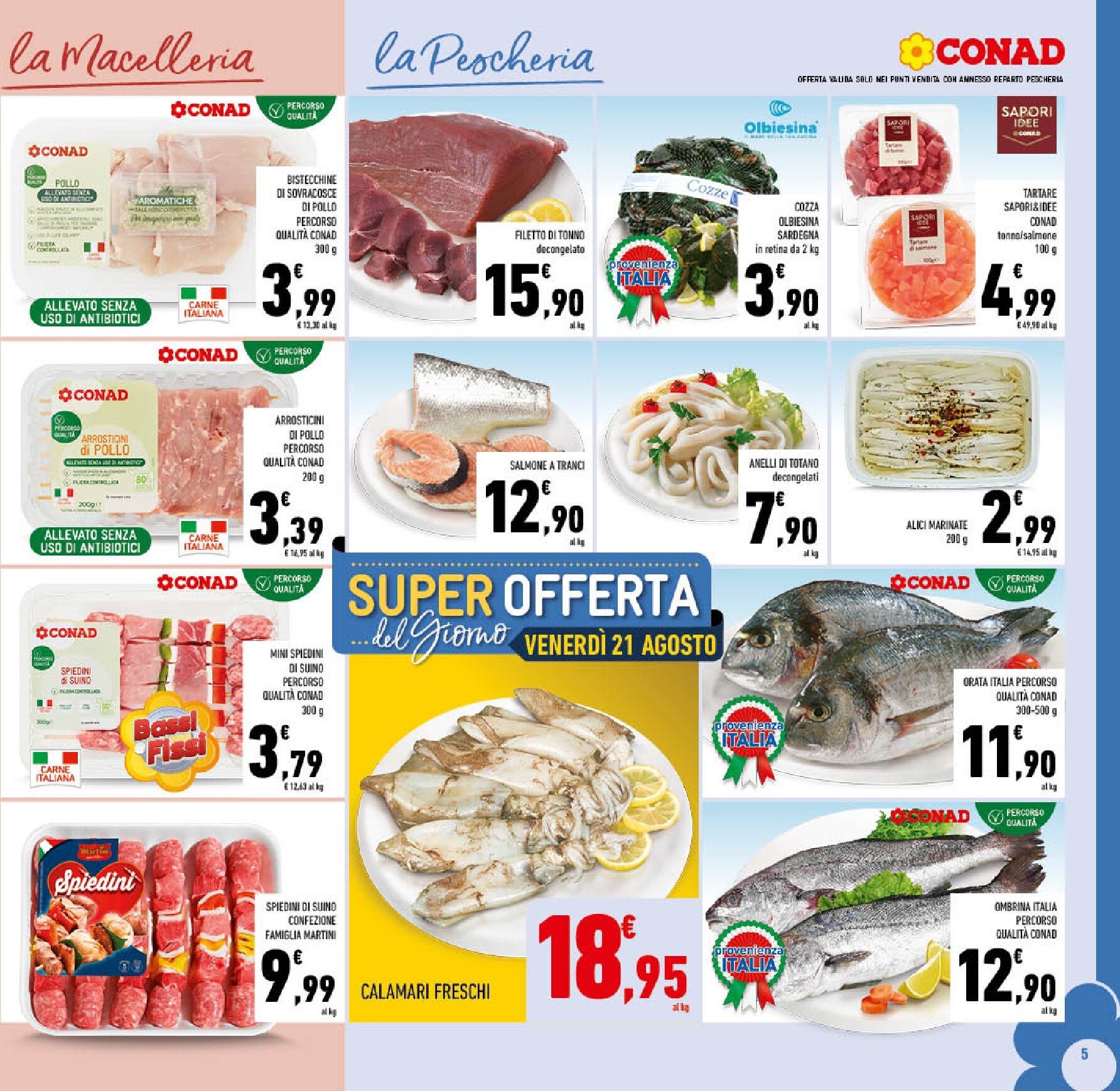 conad - Volantino futuro Conad valido dal mercoledì 12/08/2026 al domenica 23/08/2026 - page: 5