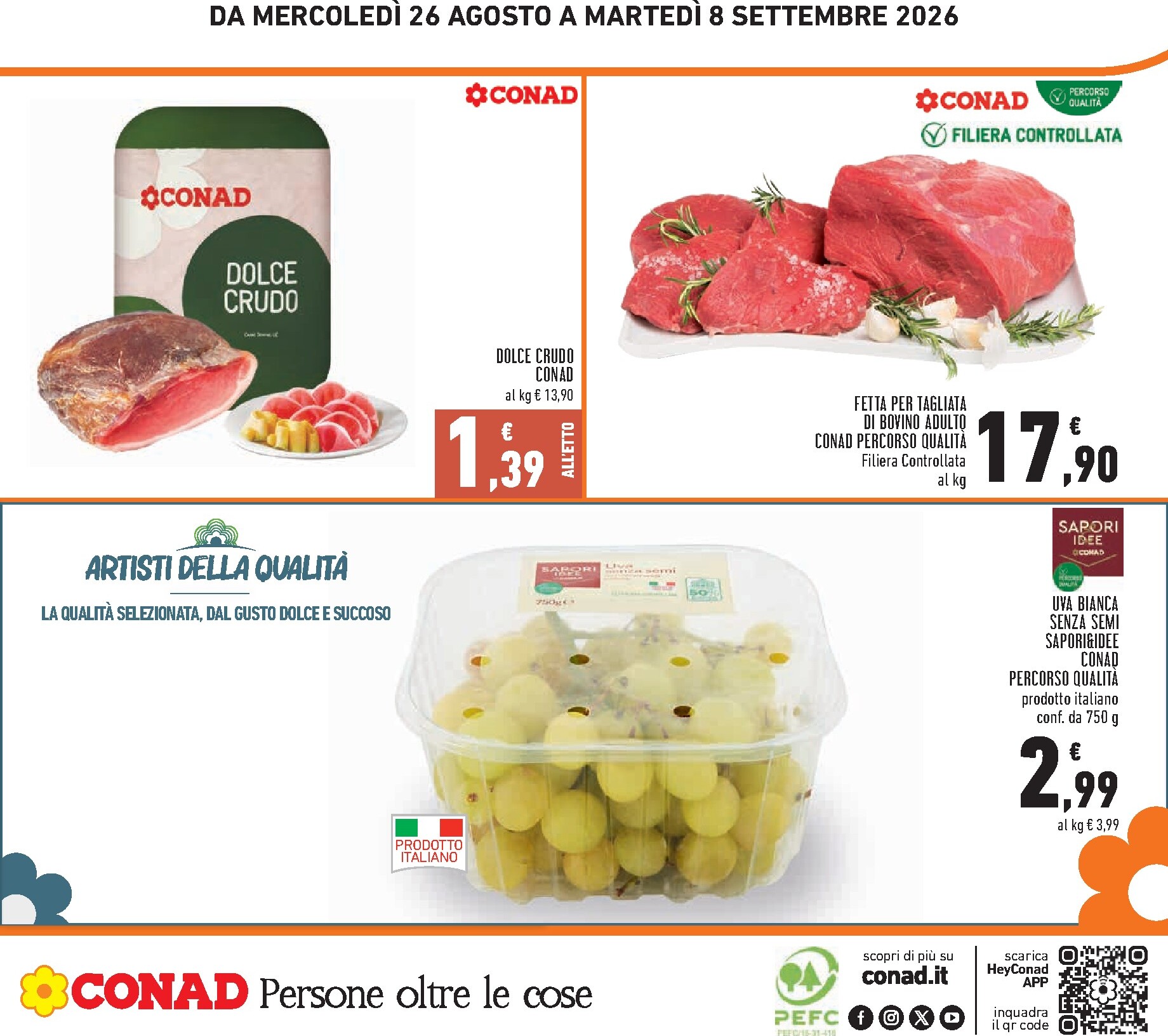conad - Volantino Conad per la prossima settimana dal mercoledì 26/08/2026 al martedì 08/09/2026 - page: 28
