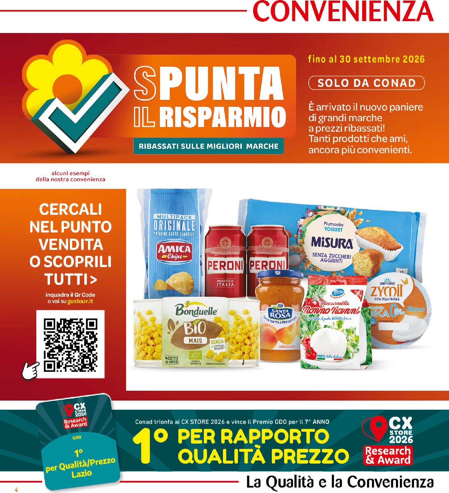 conad - Volantino attuale di Conad - Convenienza Piu valido dal mercoledì 19/08/2026 al martedì 25/08/2026 - page: 4