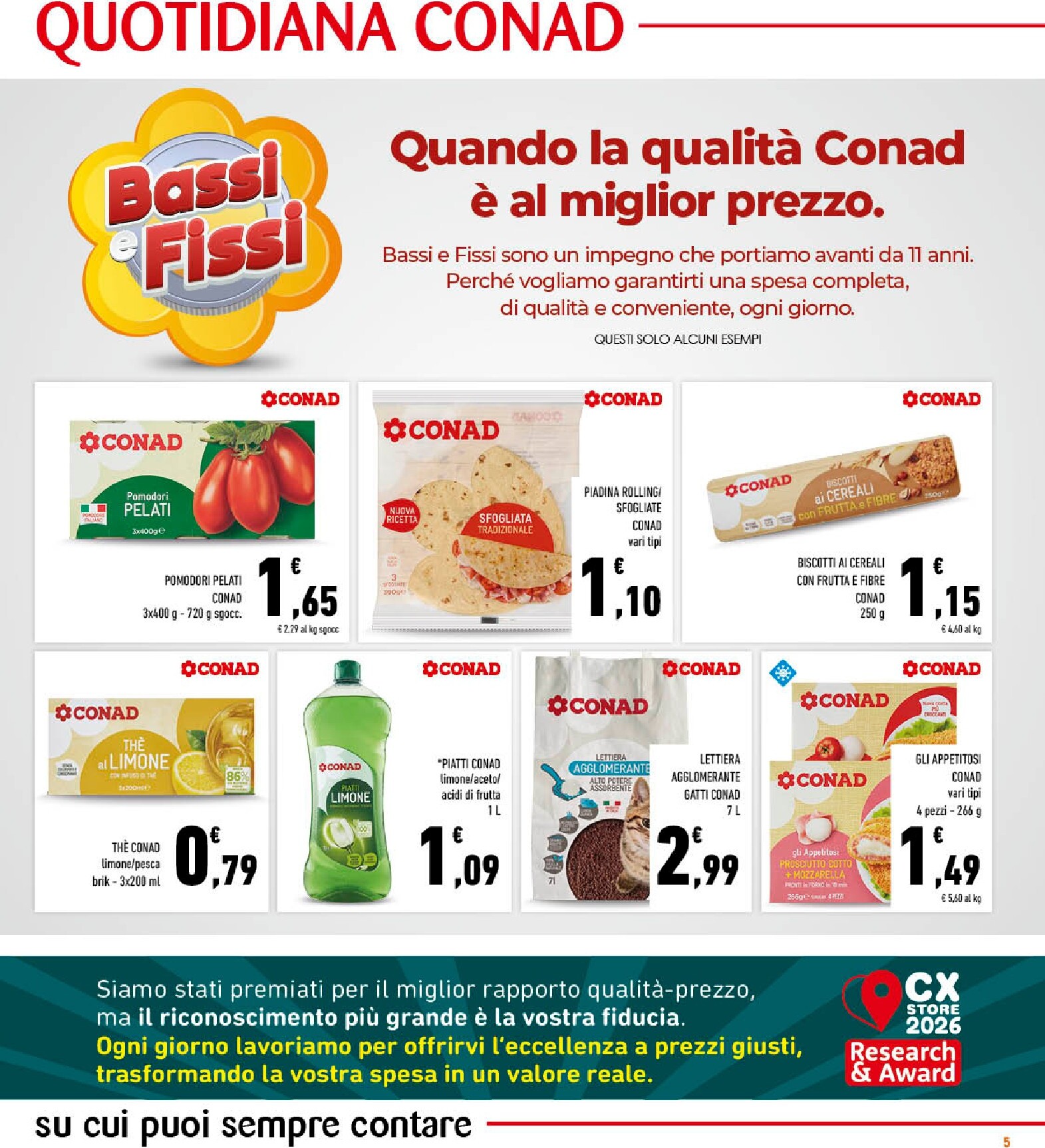 conad - Volantino attuale di Conad - Convenienza Piu valido dal mercoledì 19/08/2026 al martedì 25/08/2026 - page: 5