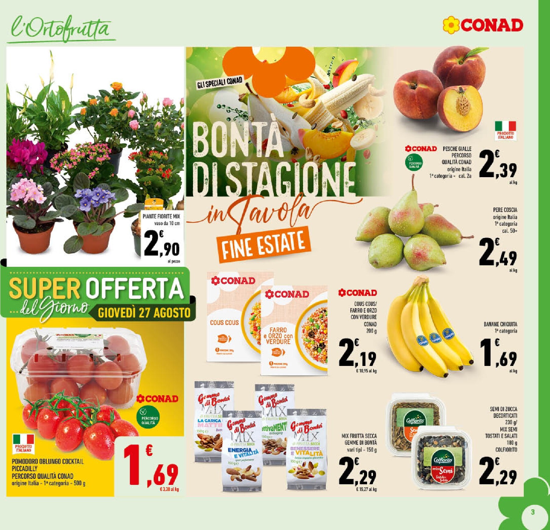 conad - Volantino futuro Conad valido dal mercoledì 26/08/2026 al domenica 06/09/2026 - page: 3