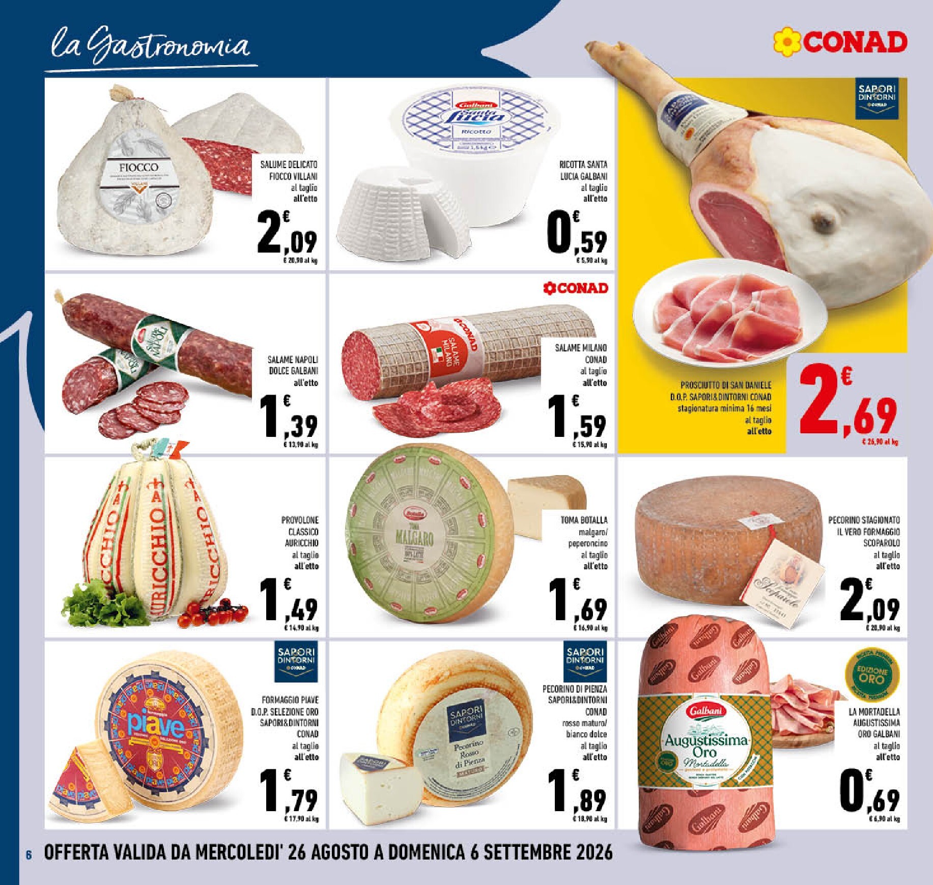conad - Volantino futuro Conad valido dal mercoledì 26/08/2026 al domenica 06/09/2026 - page: 6