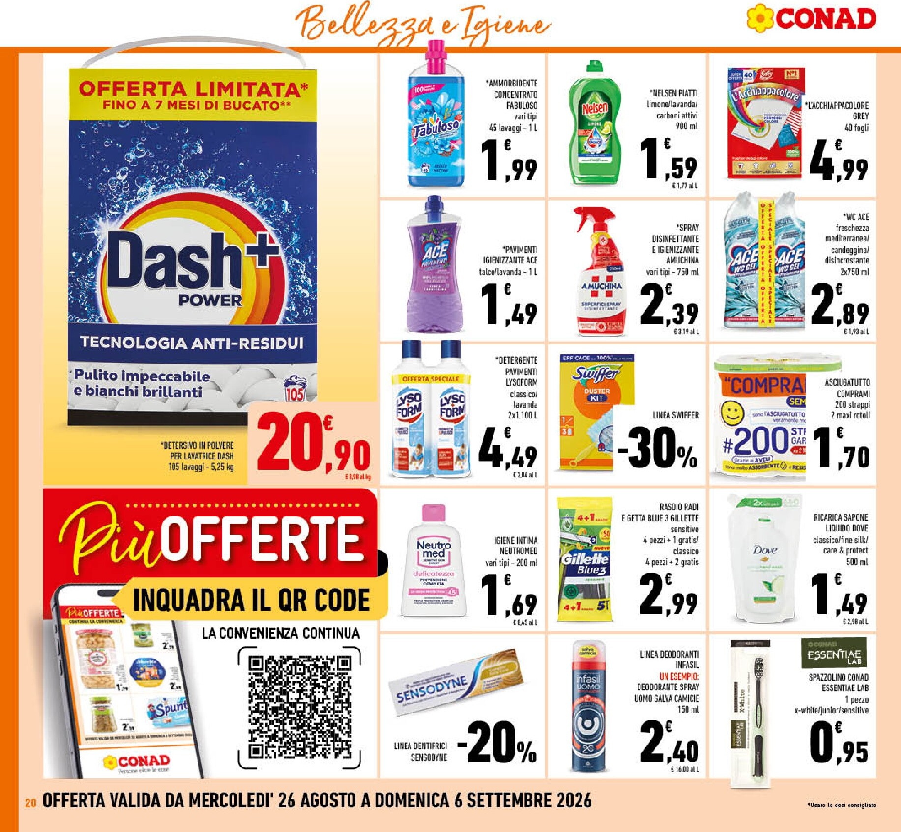 conad - Volantino futuro Conad valido dal mercoledì 26/08/2026 al domenica 06/09/2026 - page: 20