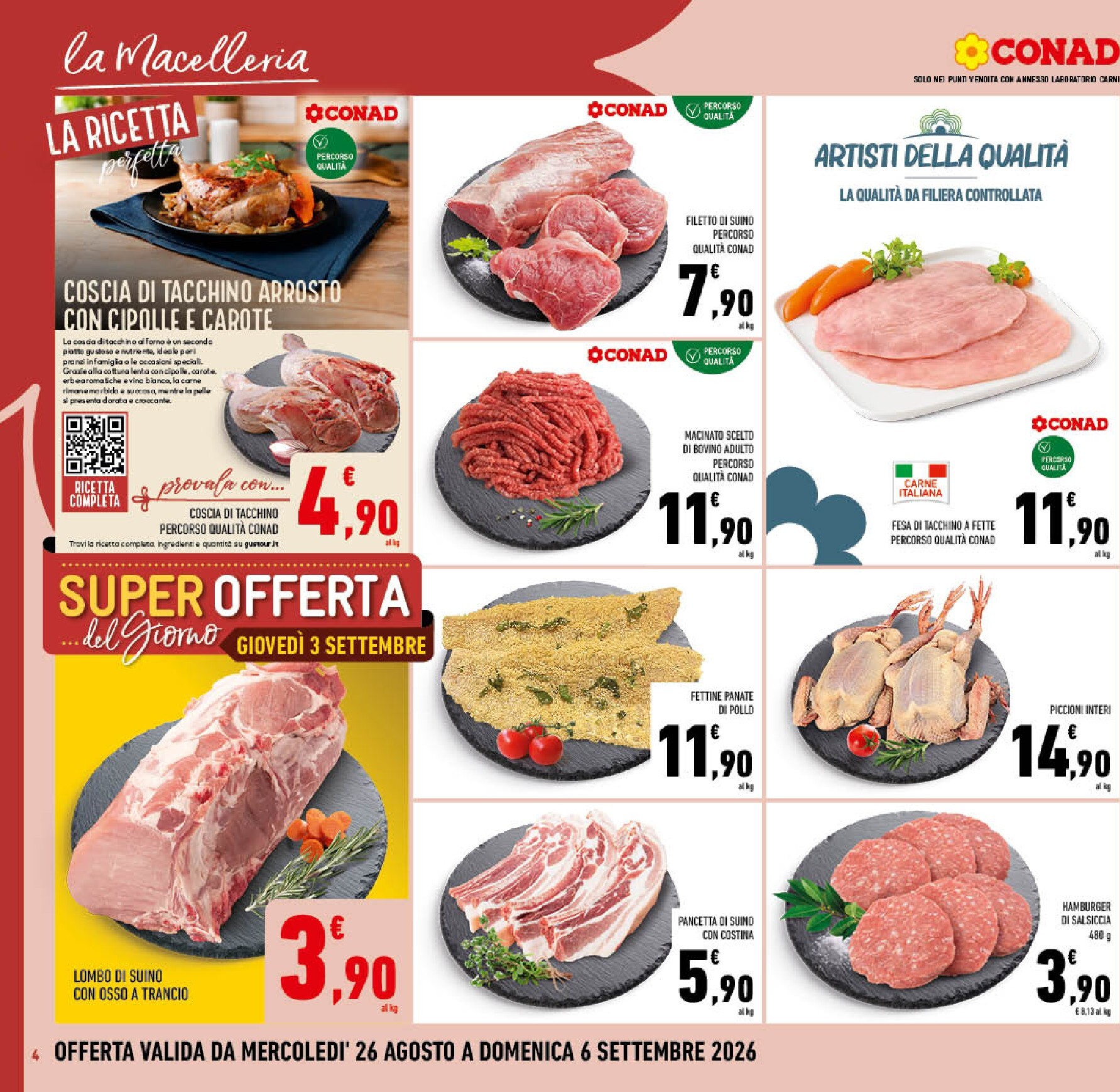 conad - Volantino futuro Conad valido dal mercoledì 26/08/2026 al domenica 06/09/2026 - page: 4