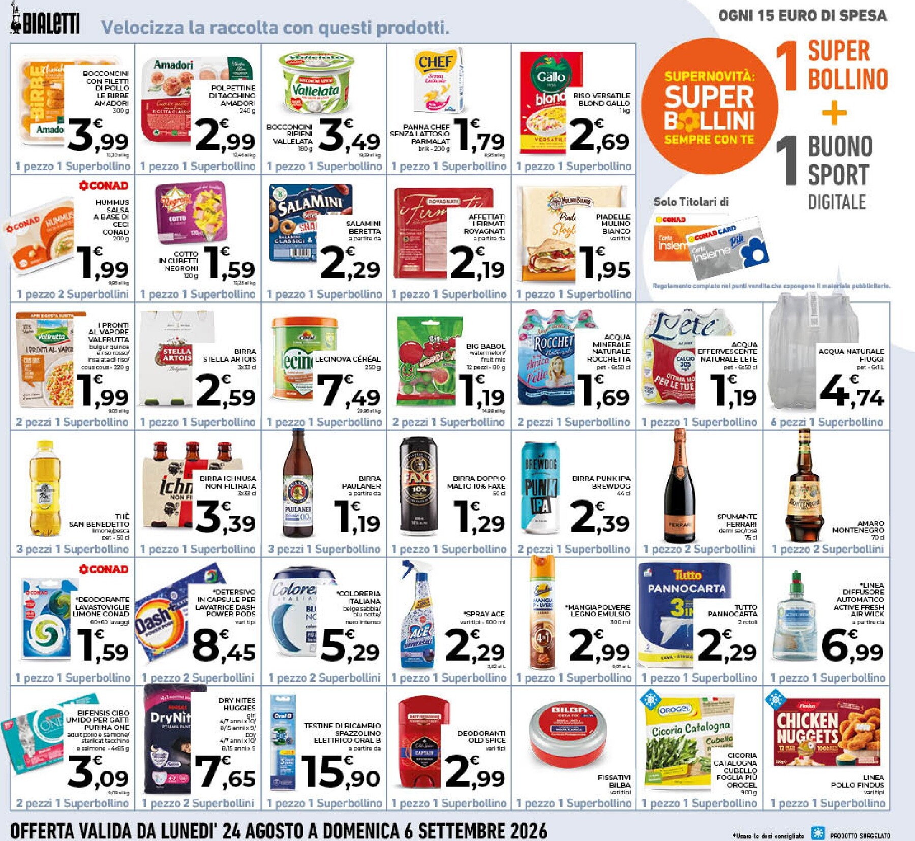 conad - Volantino futuro Conad valido dal mercoledì 26/08/2026 al domenica 06/09/2026 - page: 22