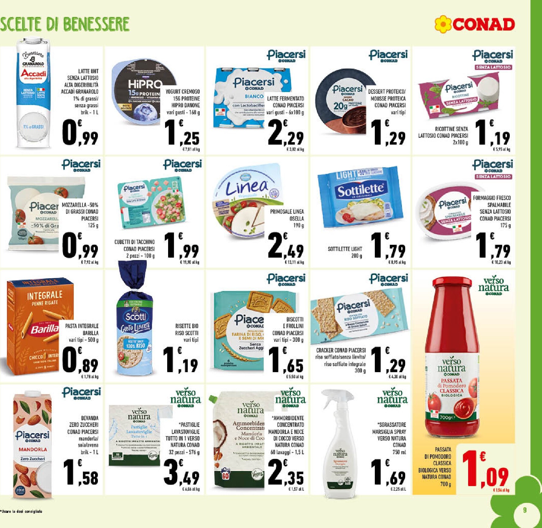 conad - Volantino futuro Conad valido dal mercoledì 26/08/2026 al domenica 06/09/2026 - page: 9