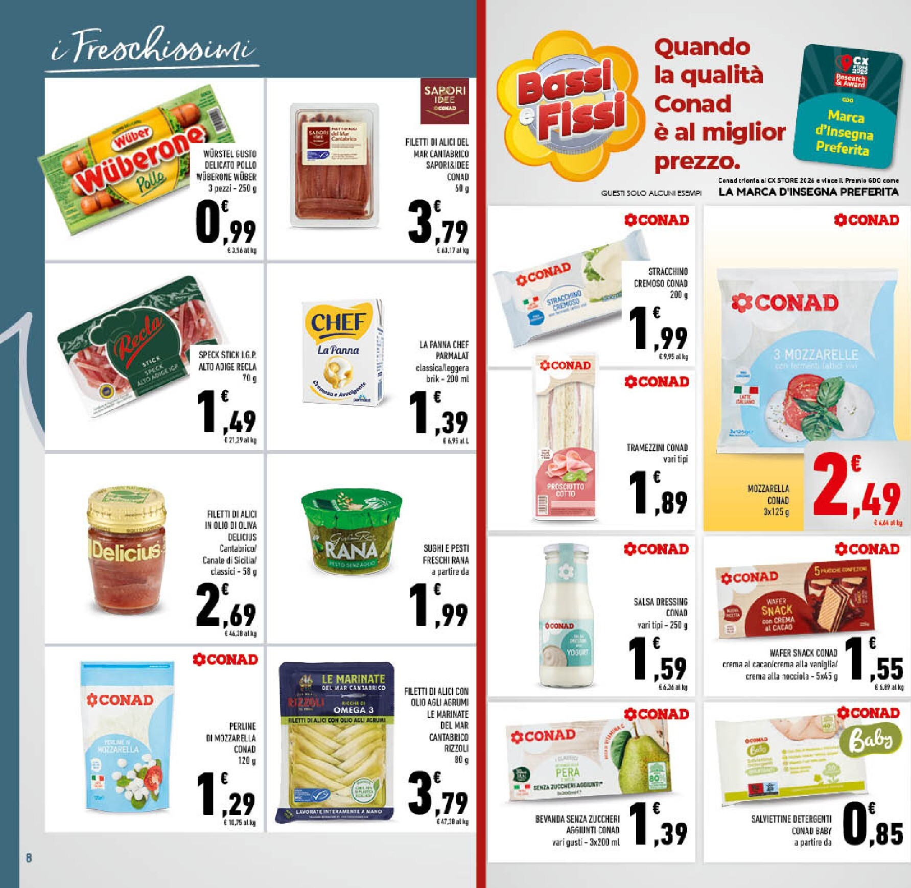 conad - Volantino futuro Conad valido dal mercoledì 26/08/2026 al domenica 06/09/2026 - page: 8