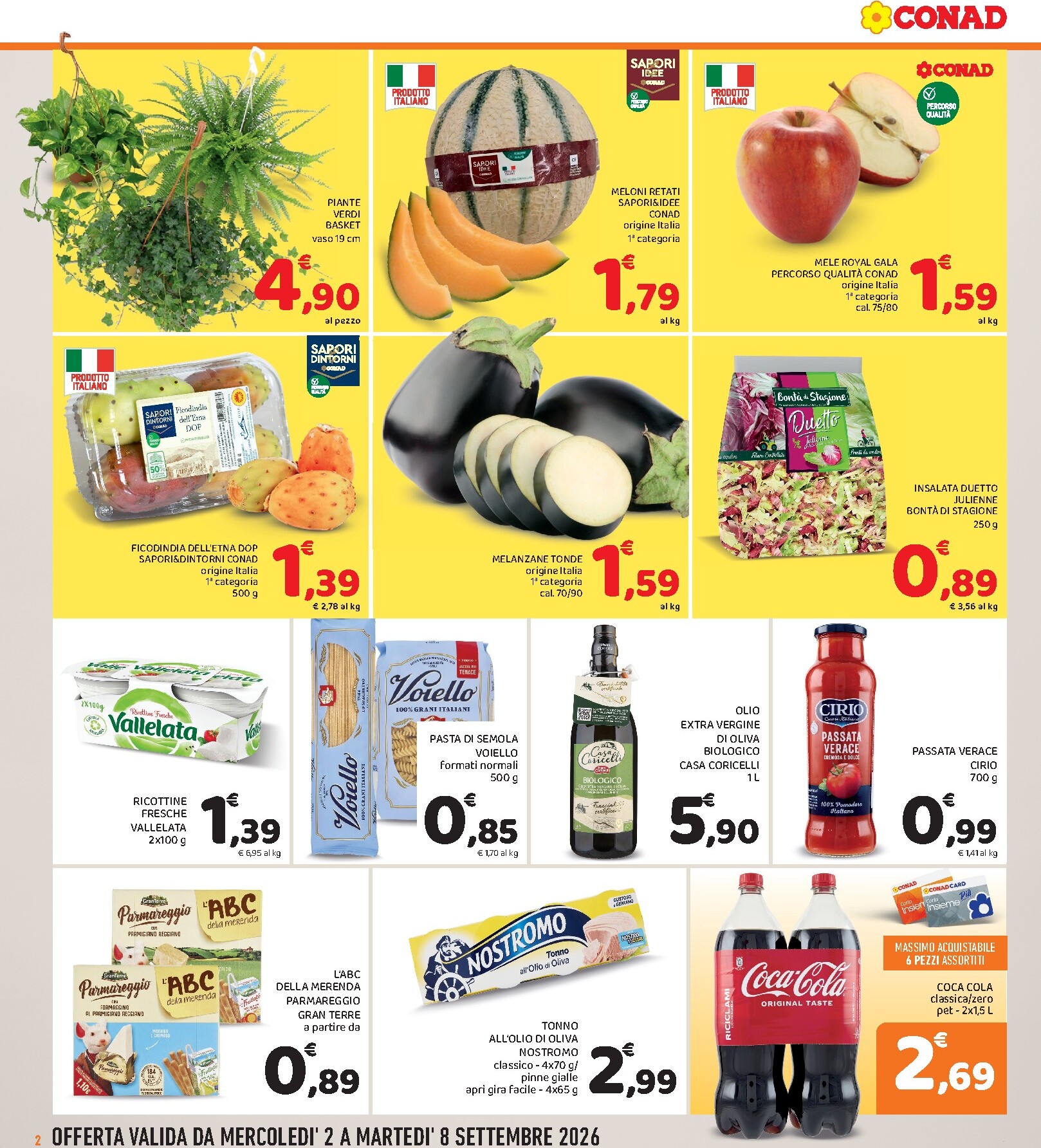 conad - Volantino attuale di Conad City - Convenienza Piú valido dal mercoledì 02/09/2026 al martedì 08/09/2026 - page: 2