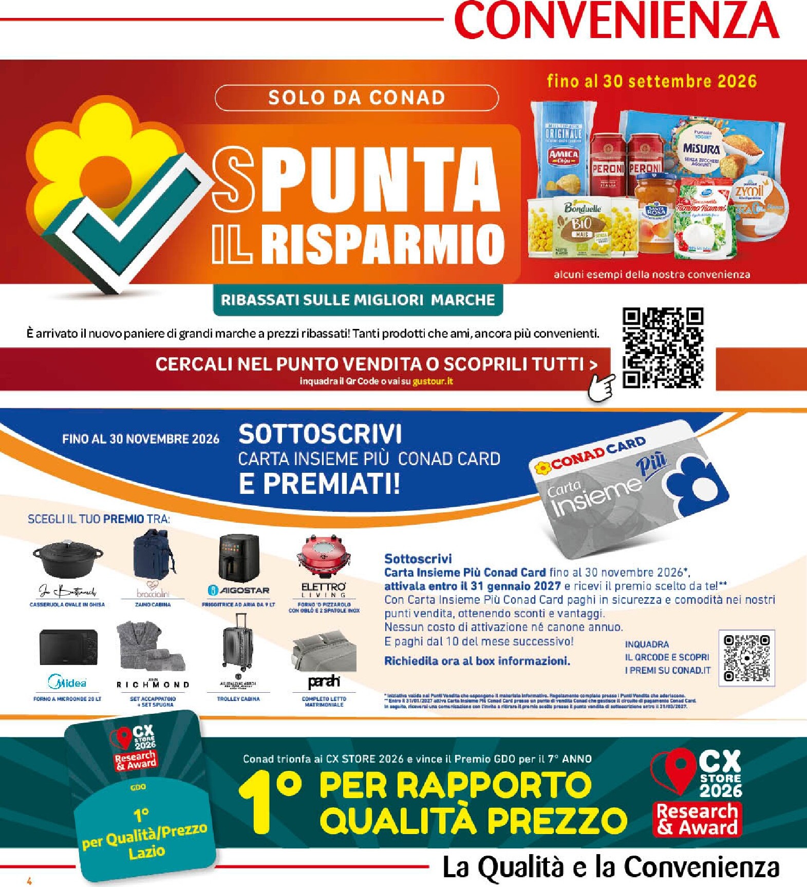 conad - Volantino attuale di Conad - Piú valido dal mercoledì 16/09/2026 al martedì 22/09/2026 - page: 4